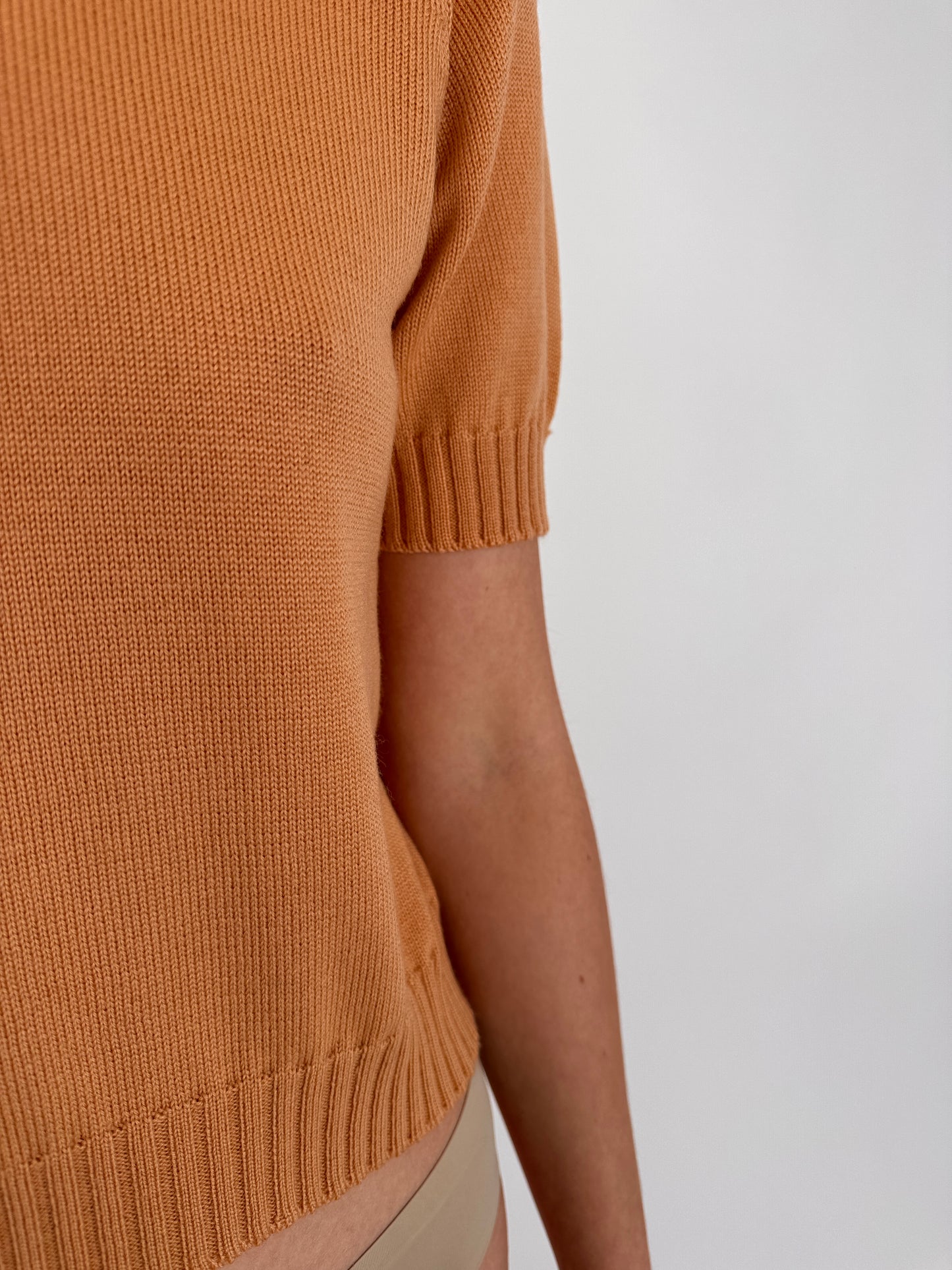 Maleta copper Tan din lana merino extrafina