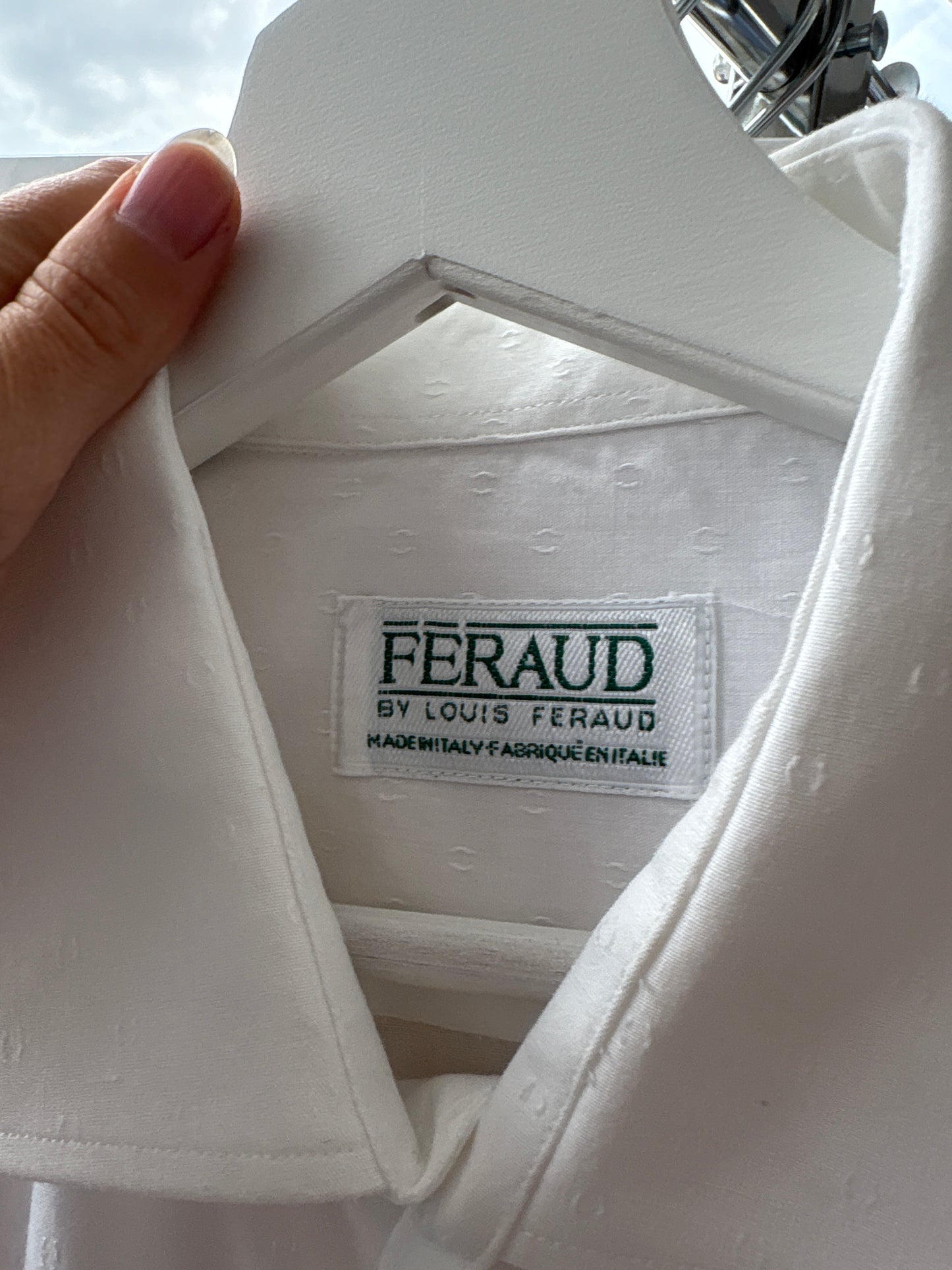 Cămașa de ceremonie de brand luxury Feraud din jacquard
