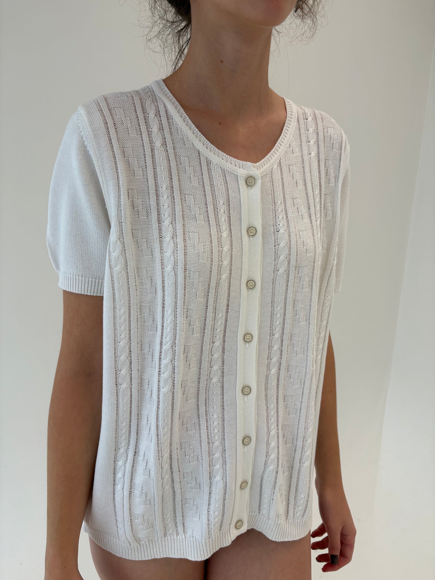 Top vintage premium italian cu torsade