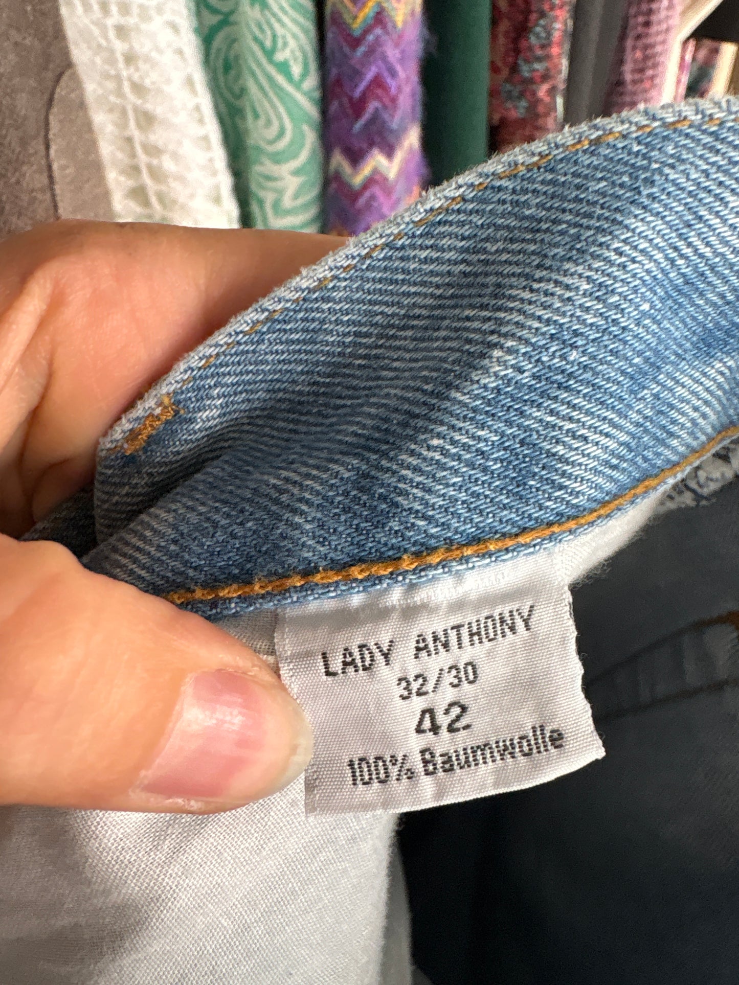 Jeans vintage premium mom fit cu talie ultra înaltă classic wash