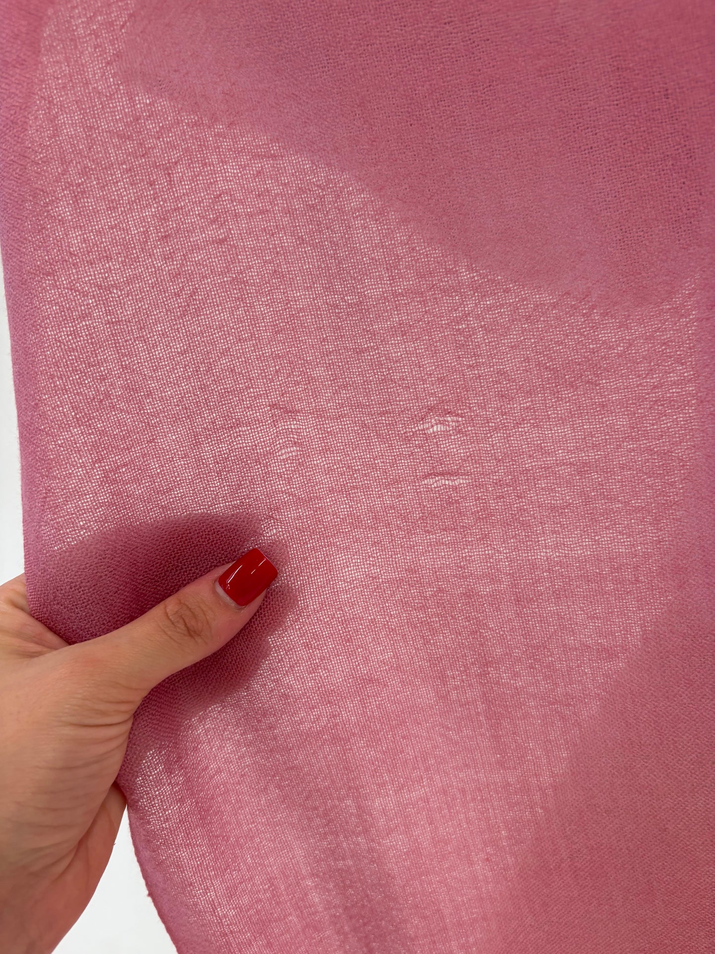 Sal XXL dusty pink din cașmir