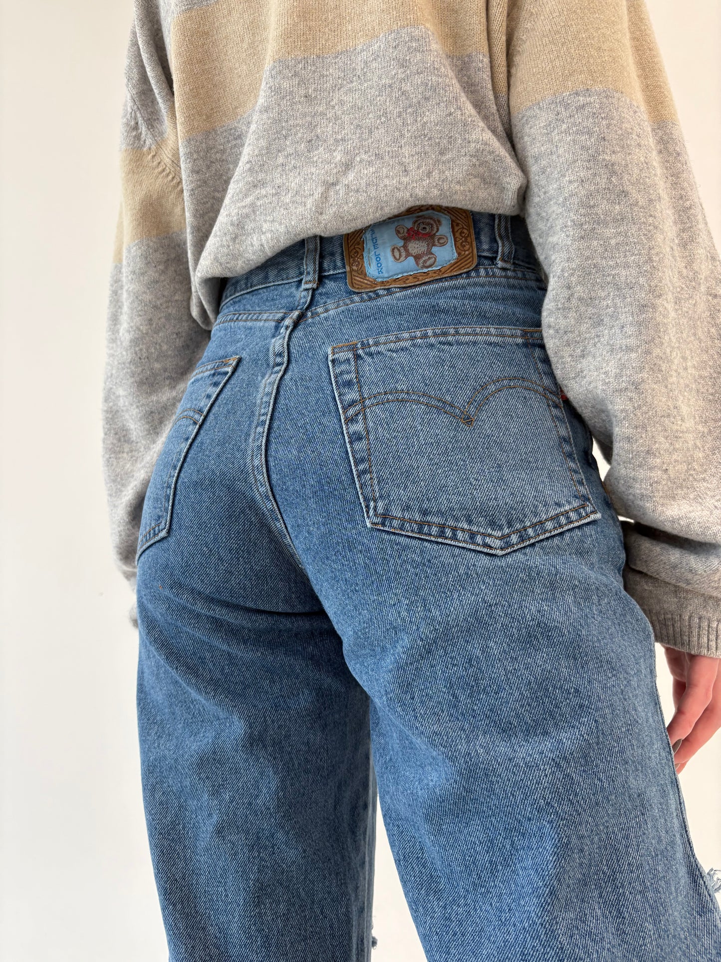Jeans vintage premium tall Patchwork classic wash