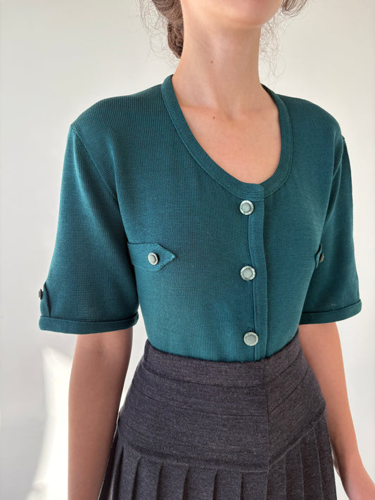 Top de gramaj mate din lana merino extrafina excepțională