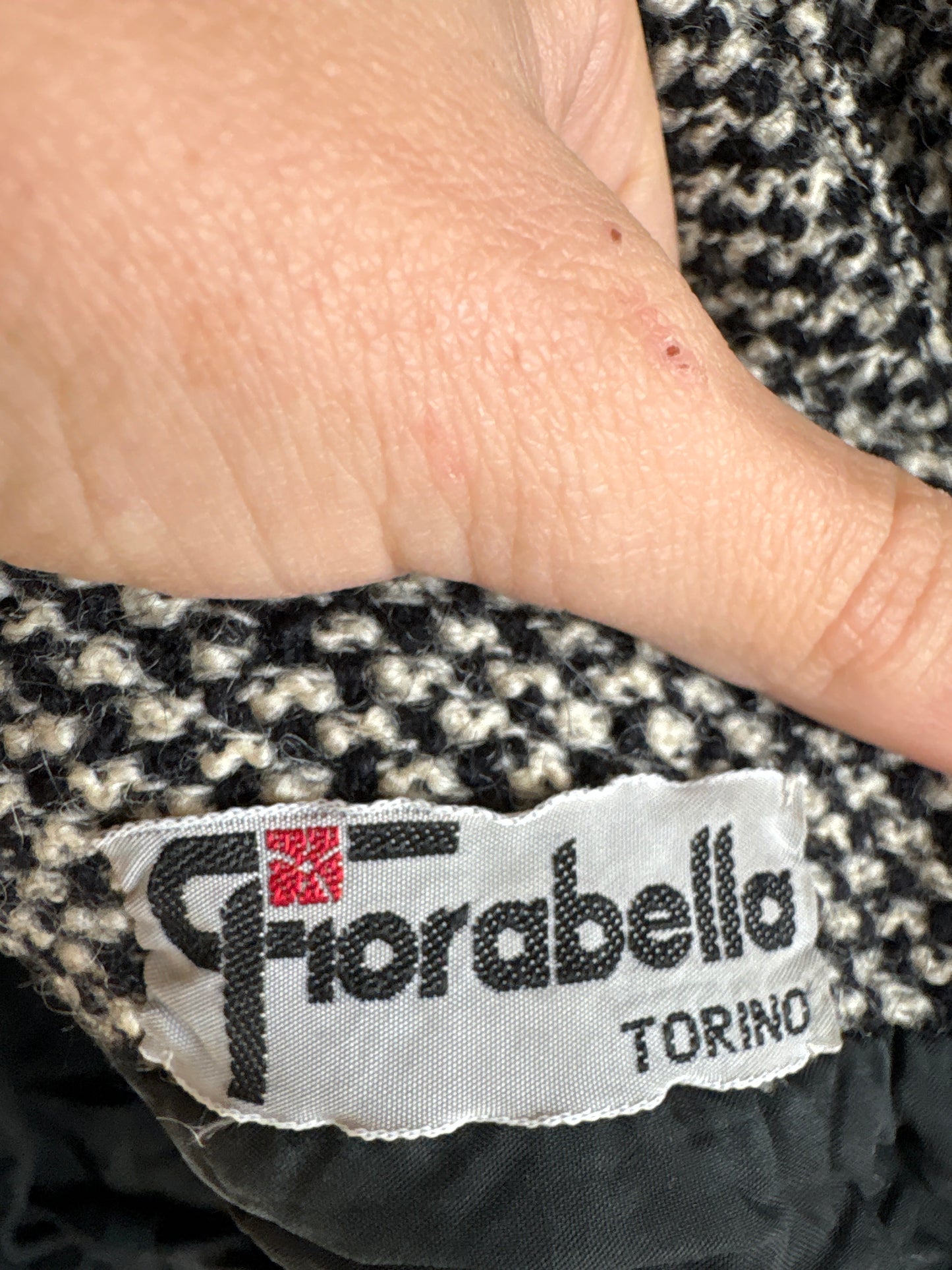 Sacou in stil Chanel super premium italian din tweed de lana și mohair