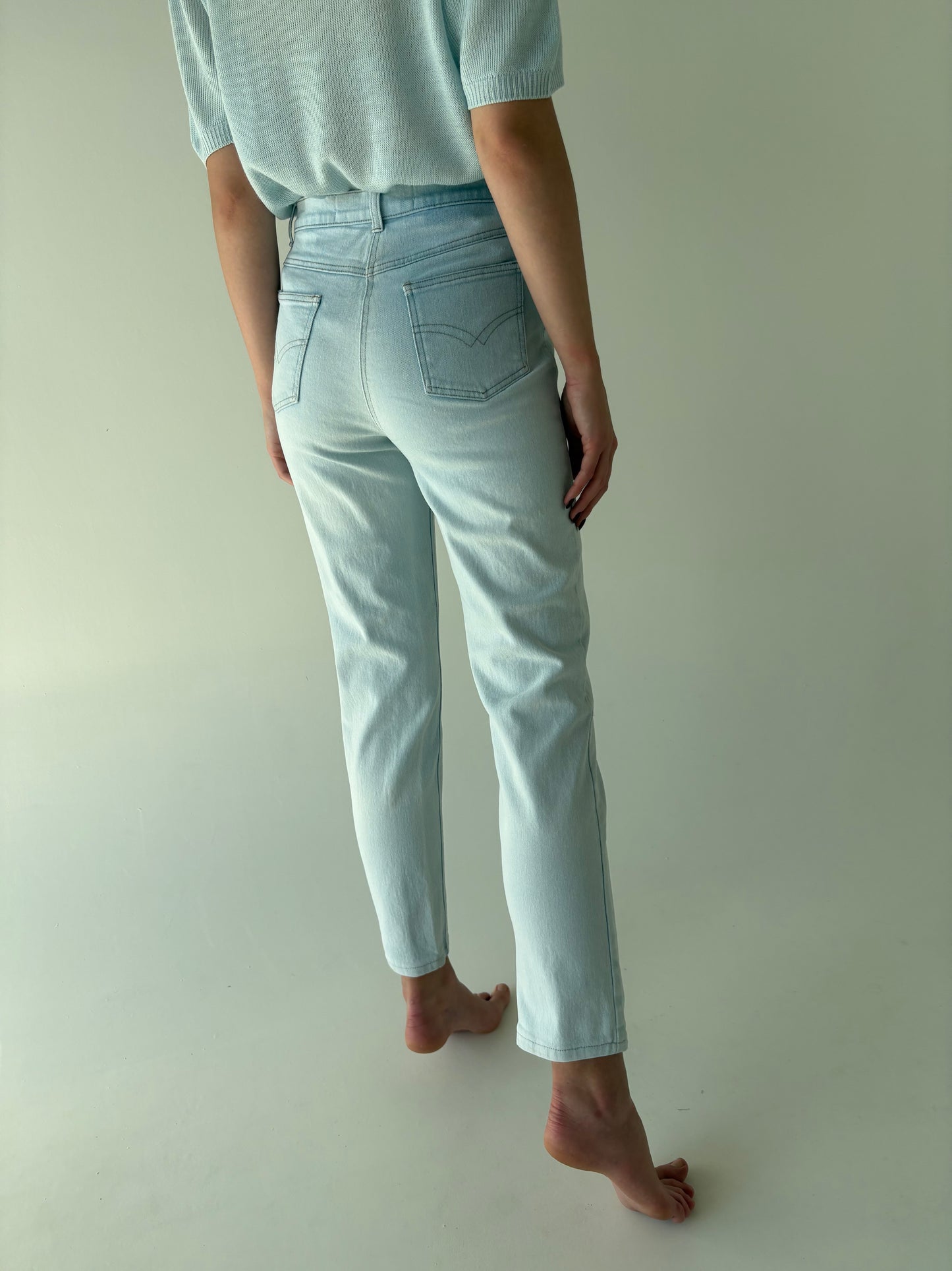 Jeans vintage light wash in croi super actual