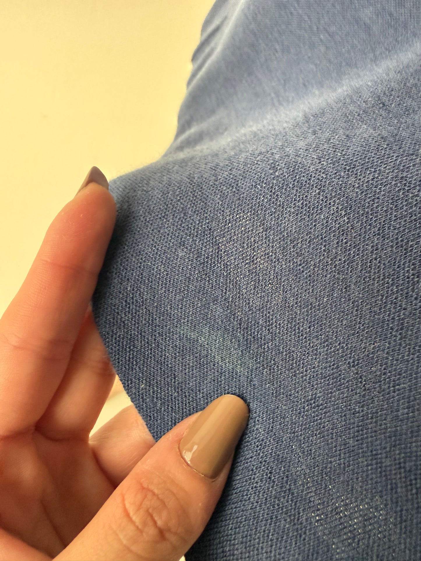 Robe chemise Old vintage anii 70 jeans blue cu talie marcată