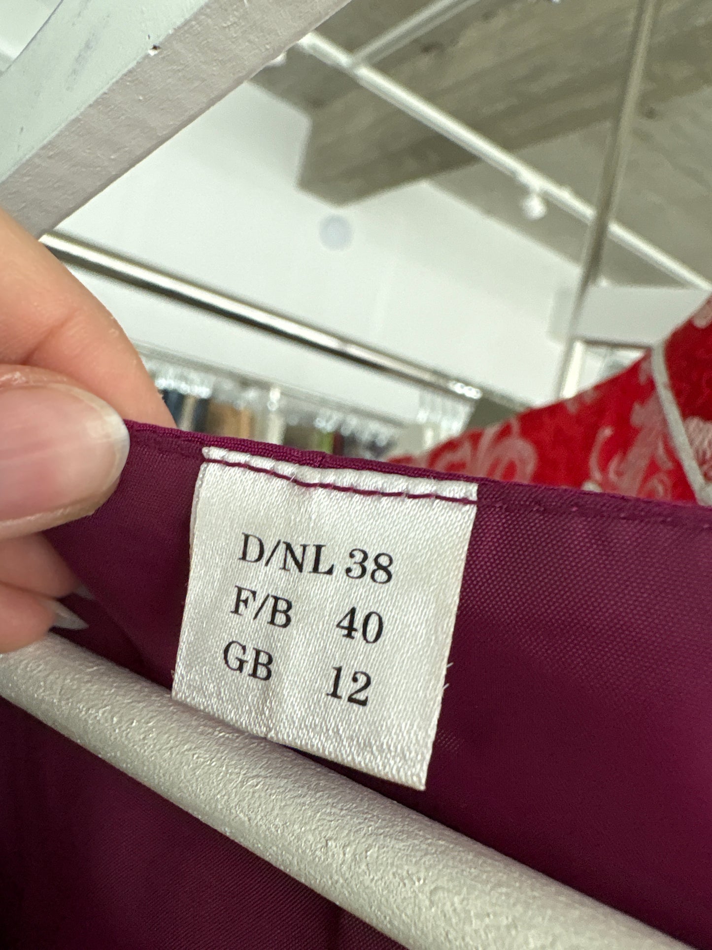 Corsaj fucsia cu fundițe din mătase naturală