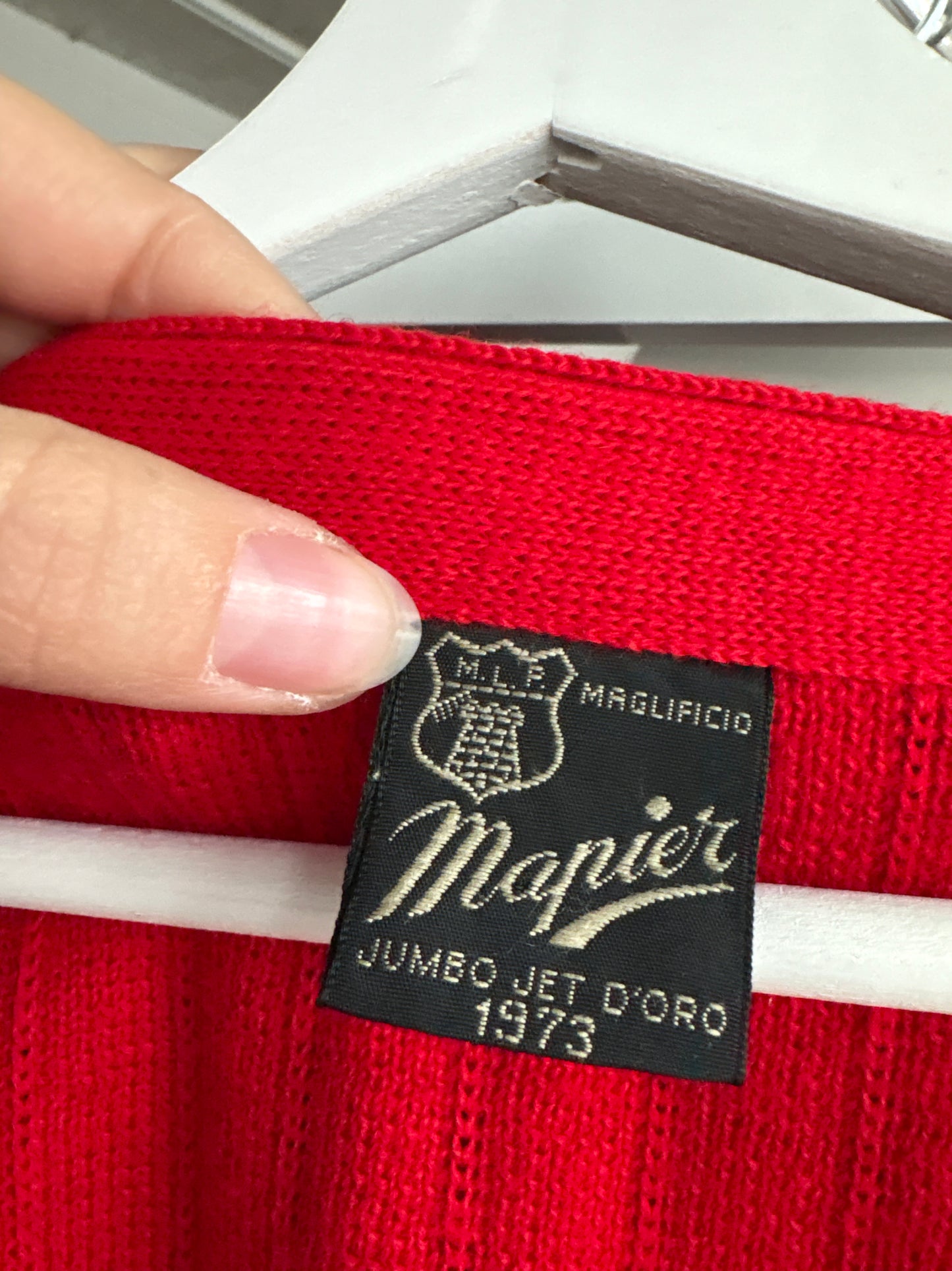 Cardigan vintage italian din lana extrafina plină de gramaj mare