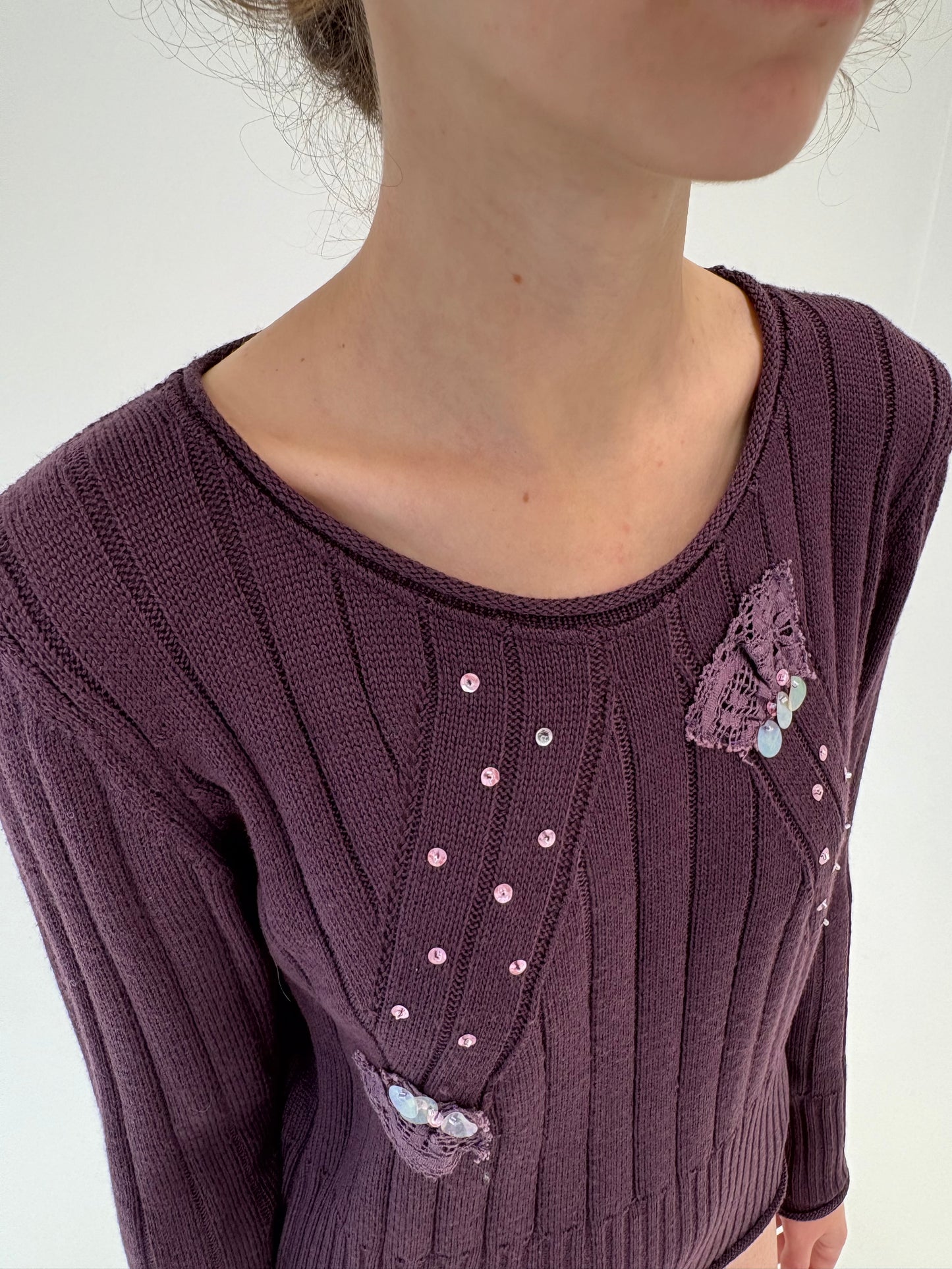 Pulover super premium italian din lana merino extafina de gramaj mare