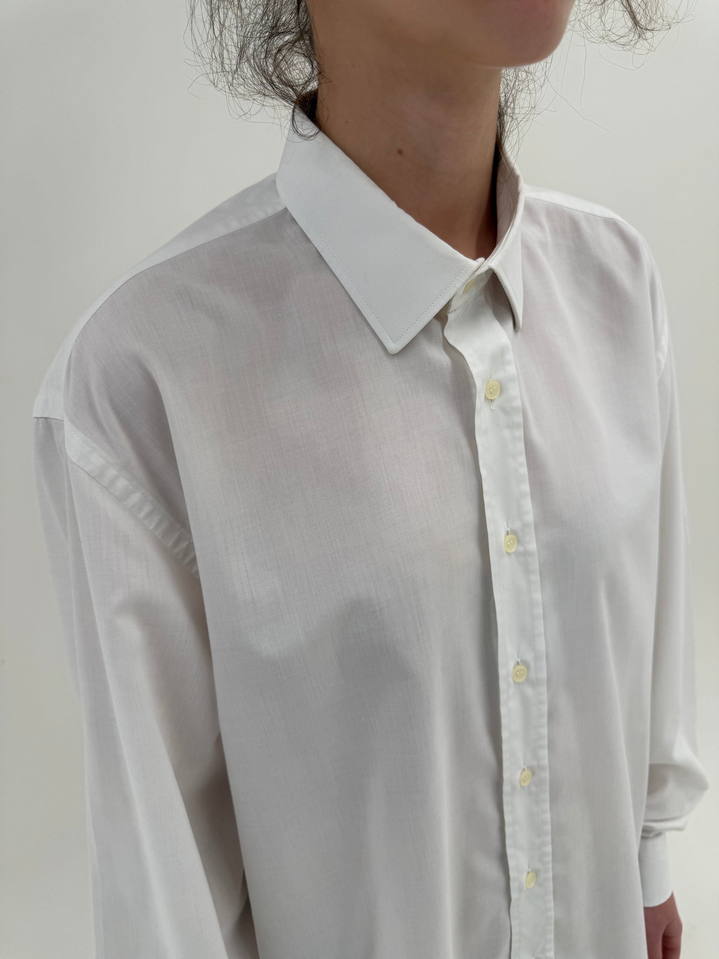 Cămașa italiană în croi actual din bumbac high end twisted yarn