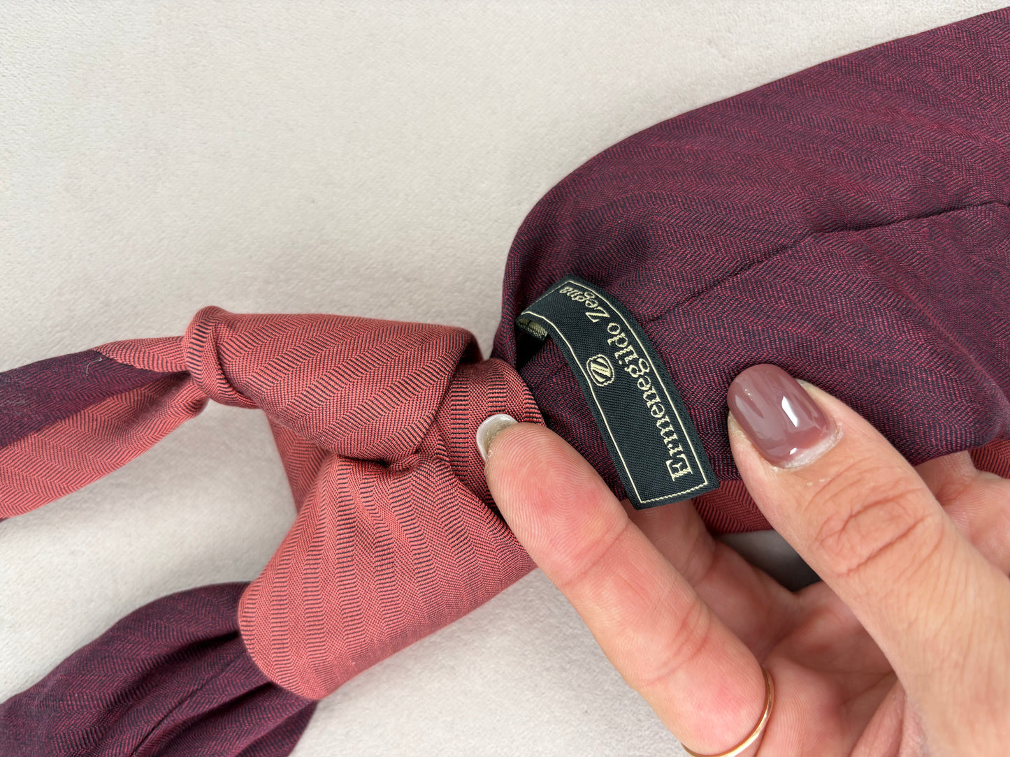 Cravata ultra luxury Twin de la Zegna