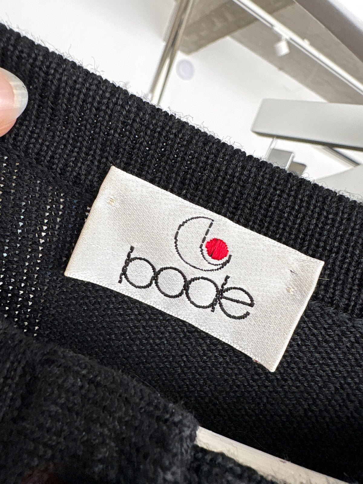 Cardigan tip jachetă negru vintage din lana extrafina cu nasturi aurii