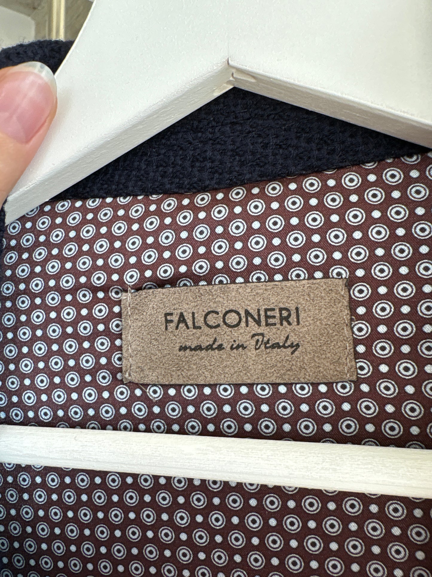 Sacou de brand luxury Falconeri din tricot gros texturat de lana extrafina