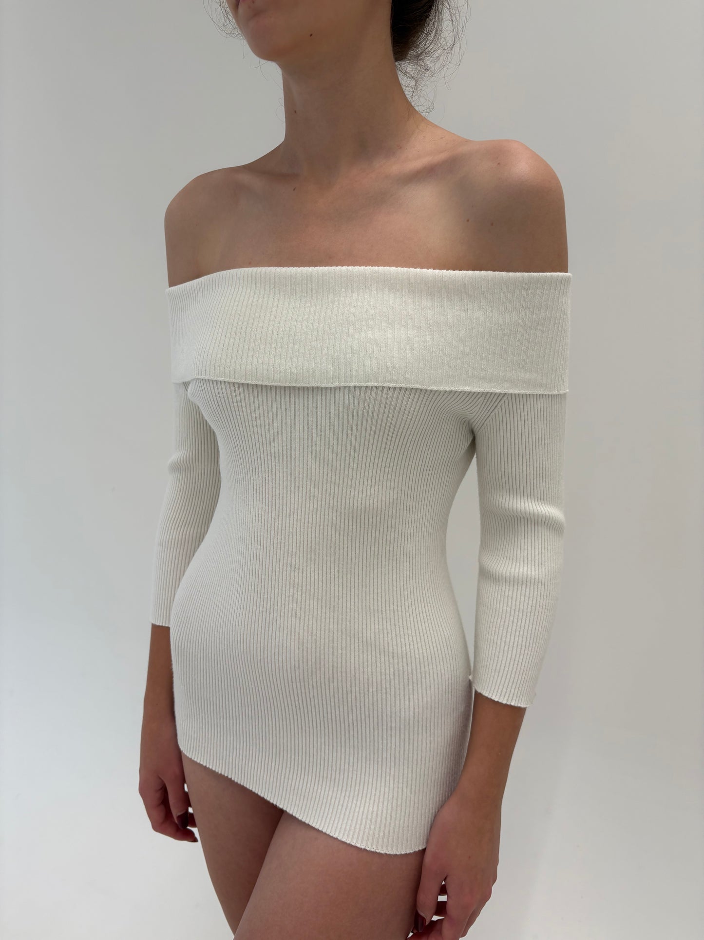 Puloveras ribbed Stefanel cambrat