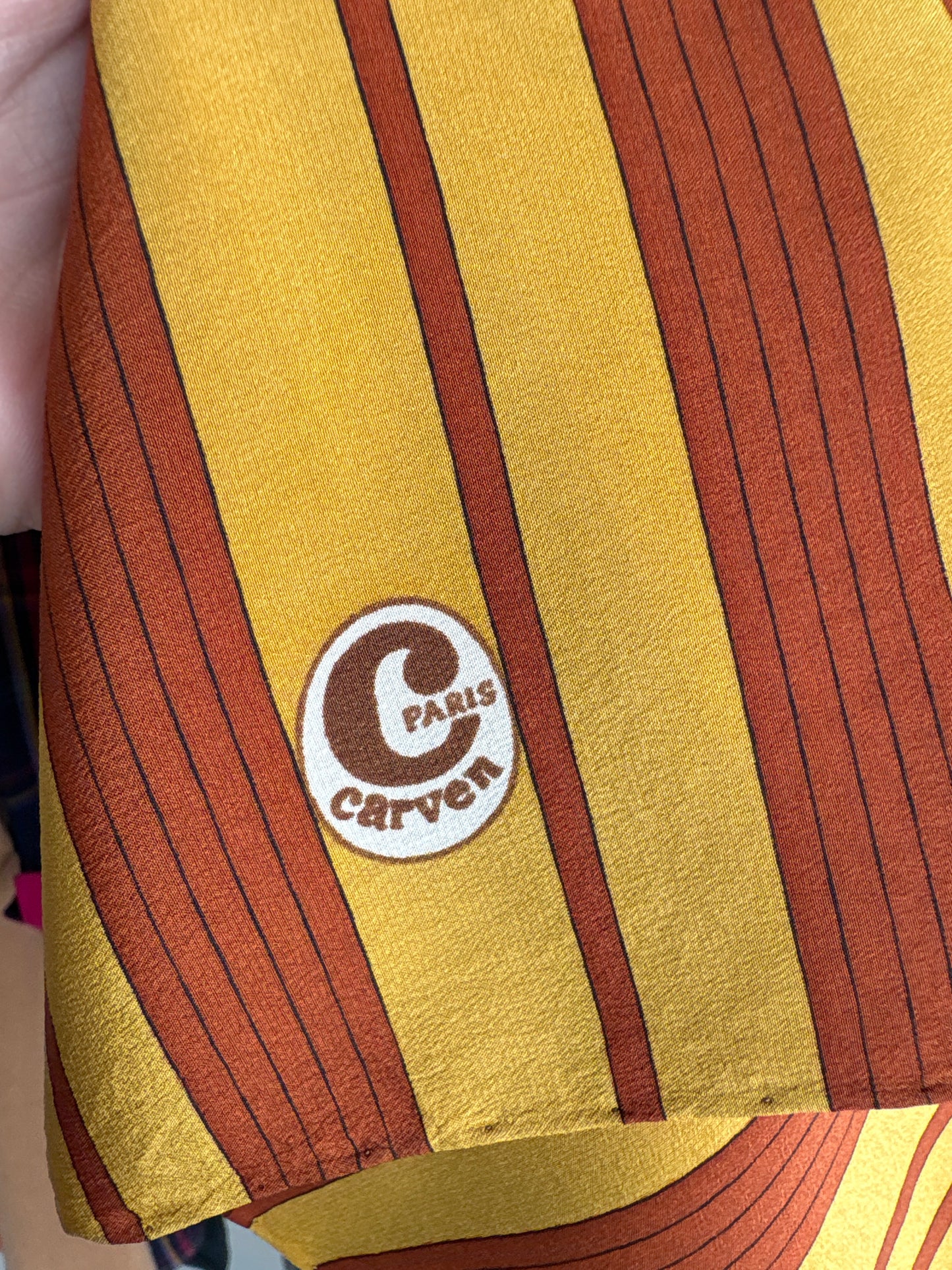 Eșarfă luxury Carven din mătase naturală