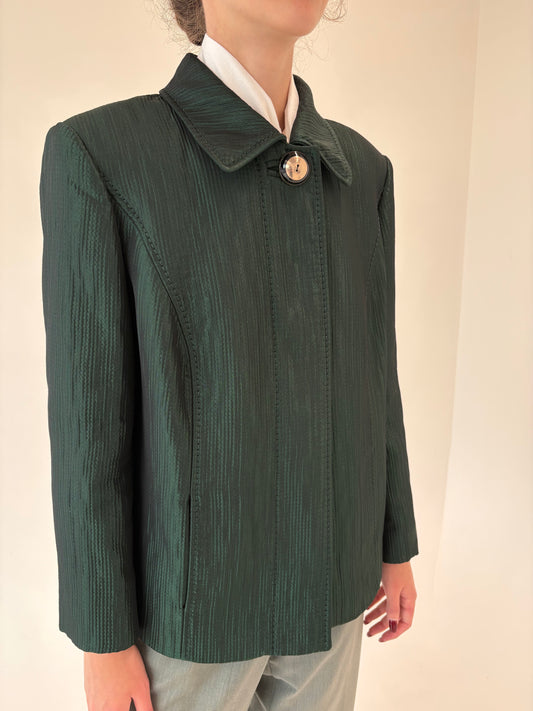 Sacou luxury de ocazie Marina Rinaldi cu lana extrafina și mătase naturală