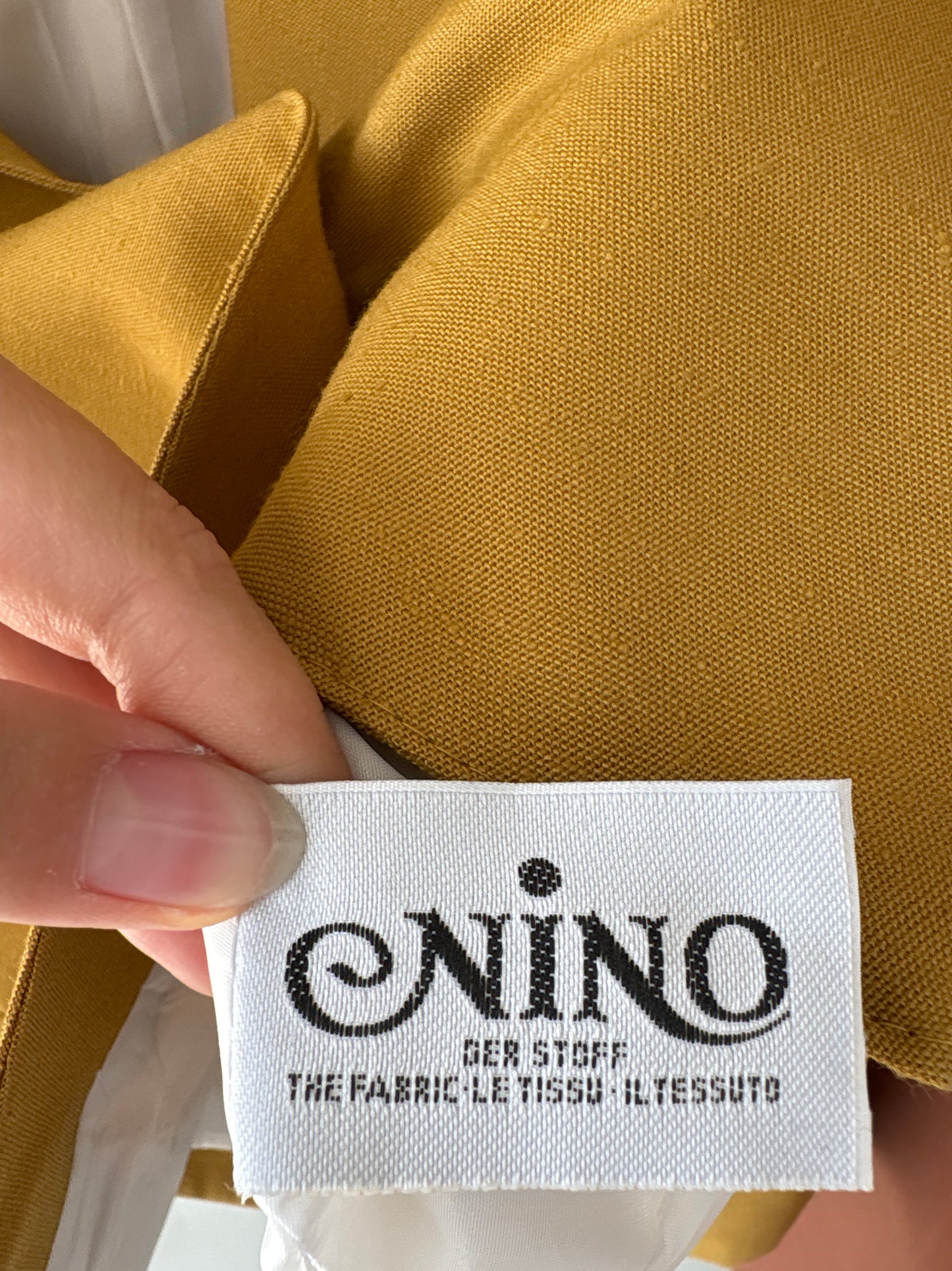 Sacou mustard yellow vinatge cu închidere dublă din mix de lana