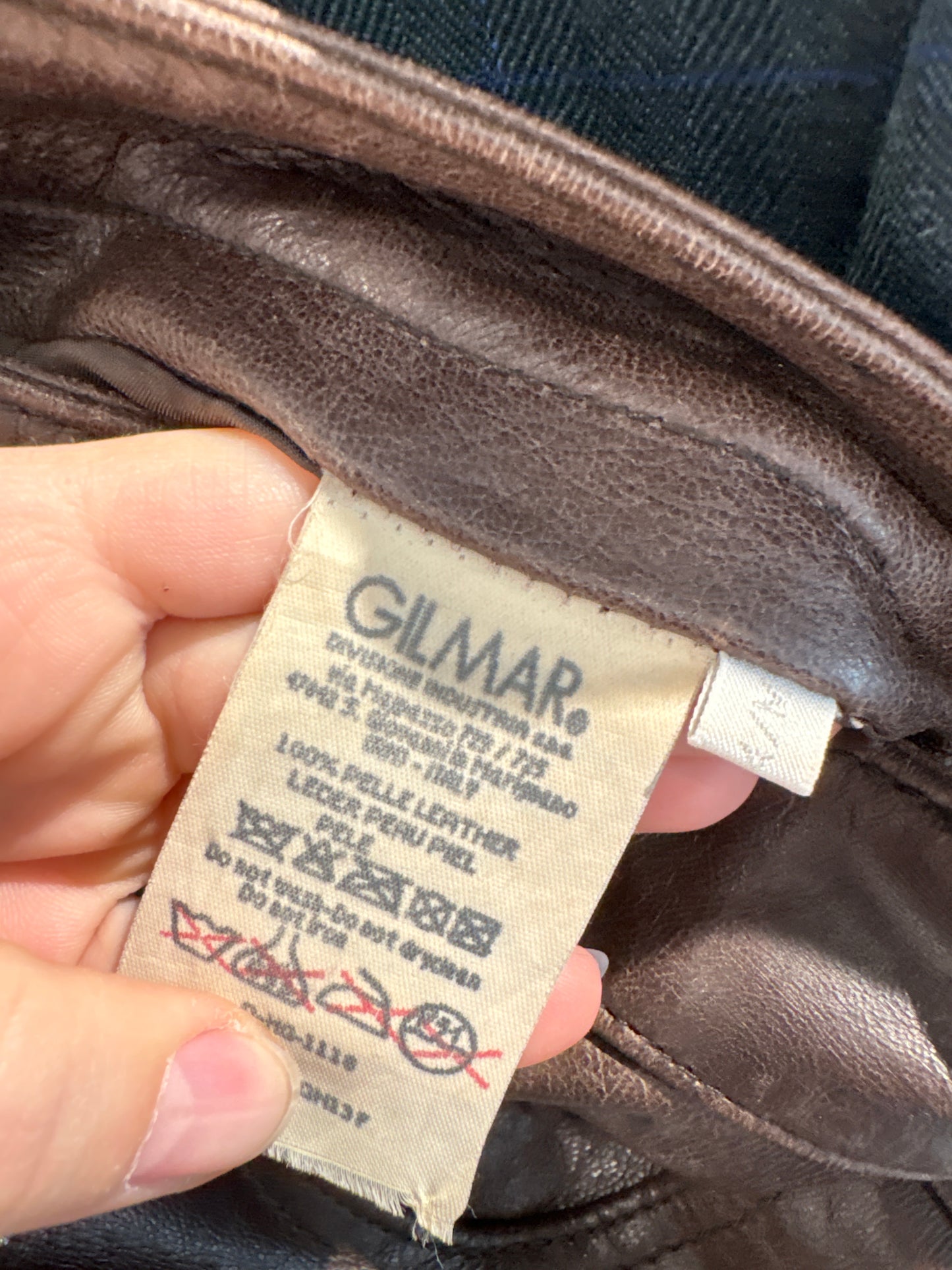 Fustă luxury Iceberg din piele naturală dark brown în croi chic mermaid