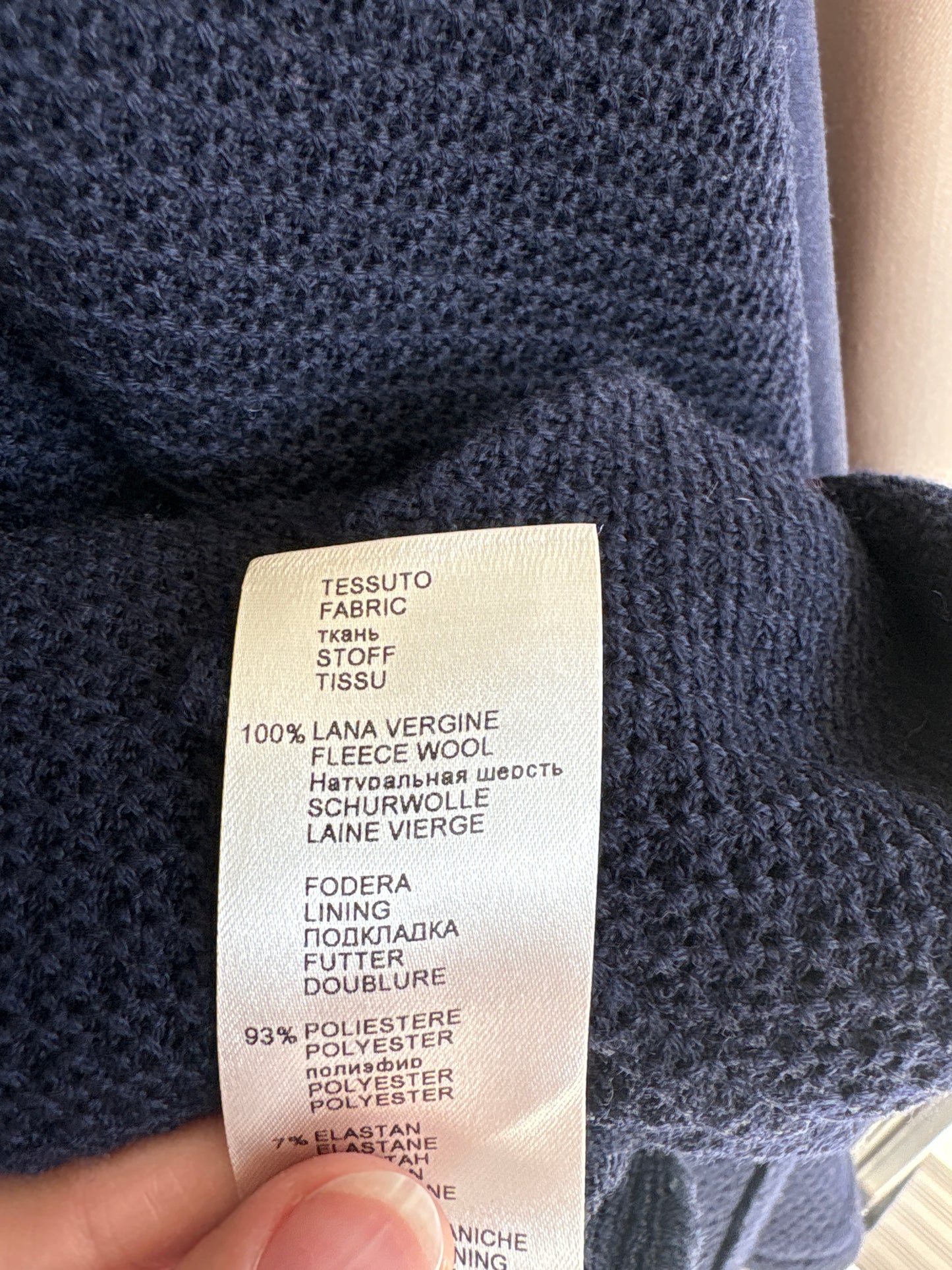Sacou de brand luxury Falconeri din tricot gros texturat de lana extrafina