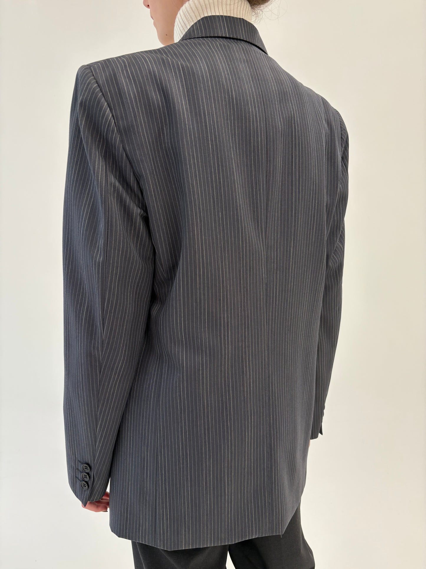 Sacou de brand luxury vintage Louis Feraud cu închidere dublă