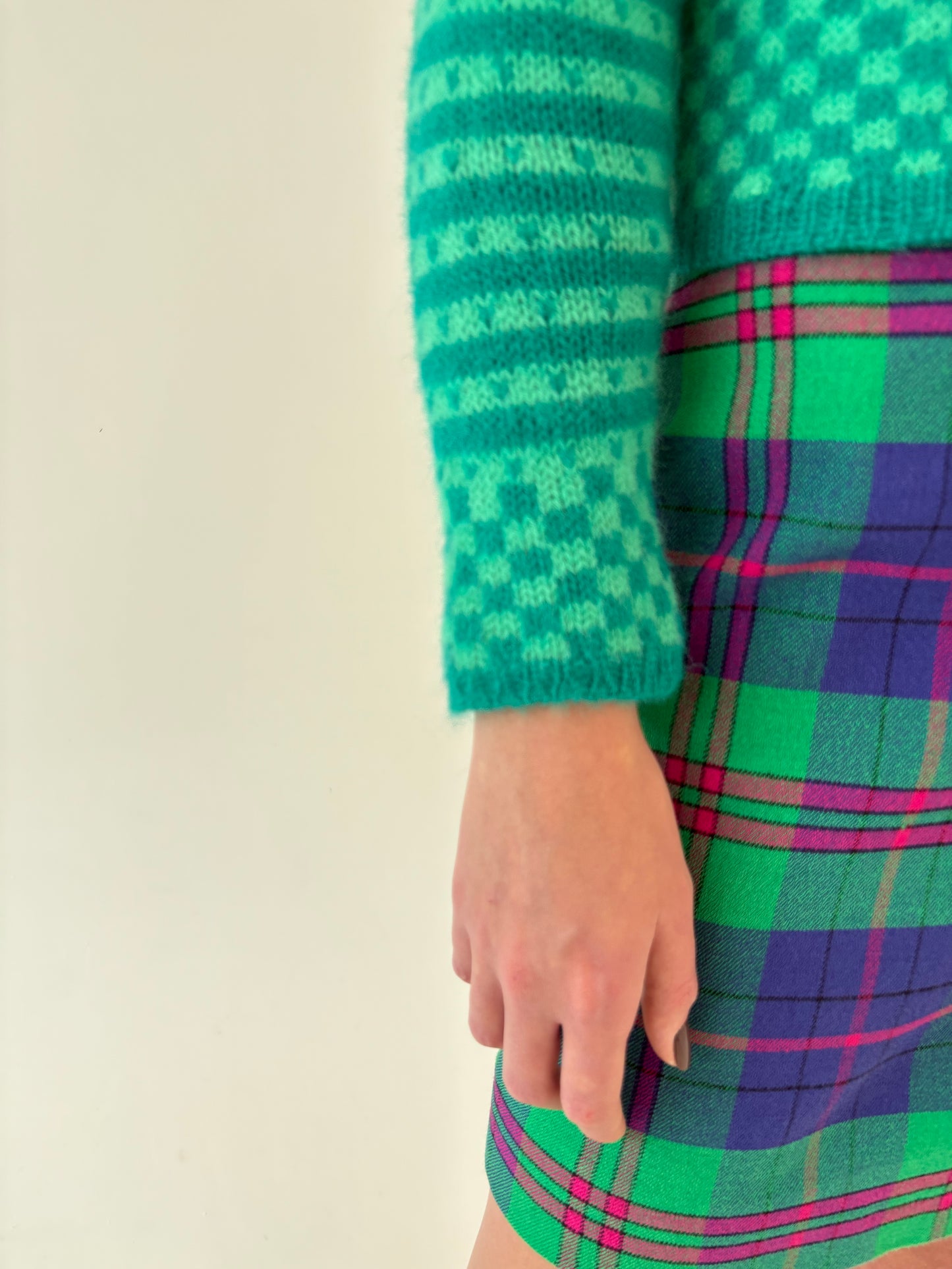 Cardigan vintage gros tip jachetă din lana extrafina