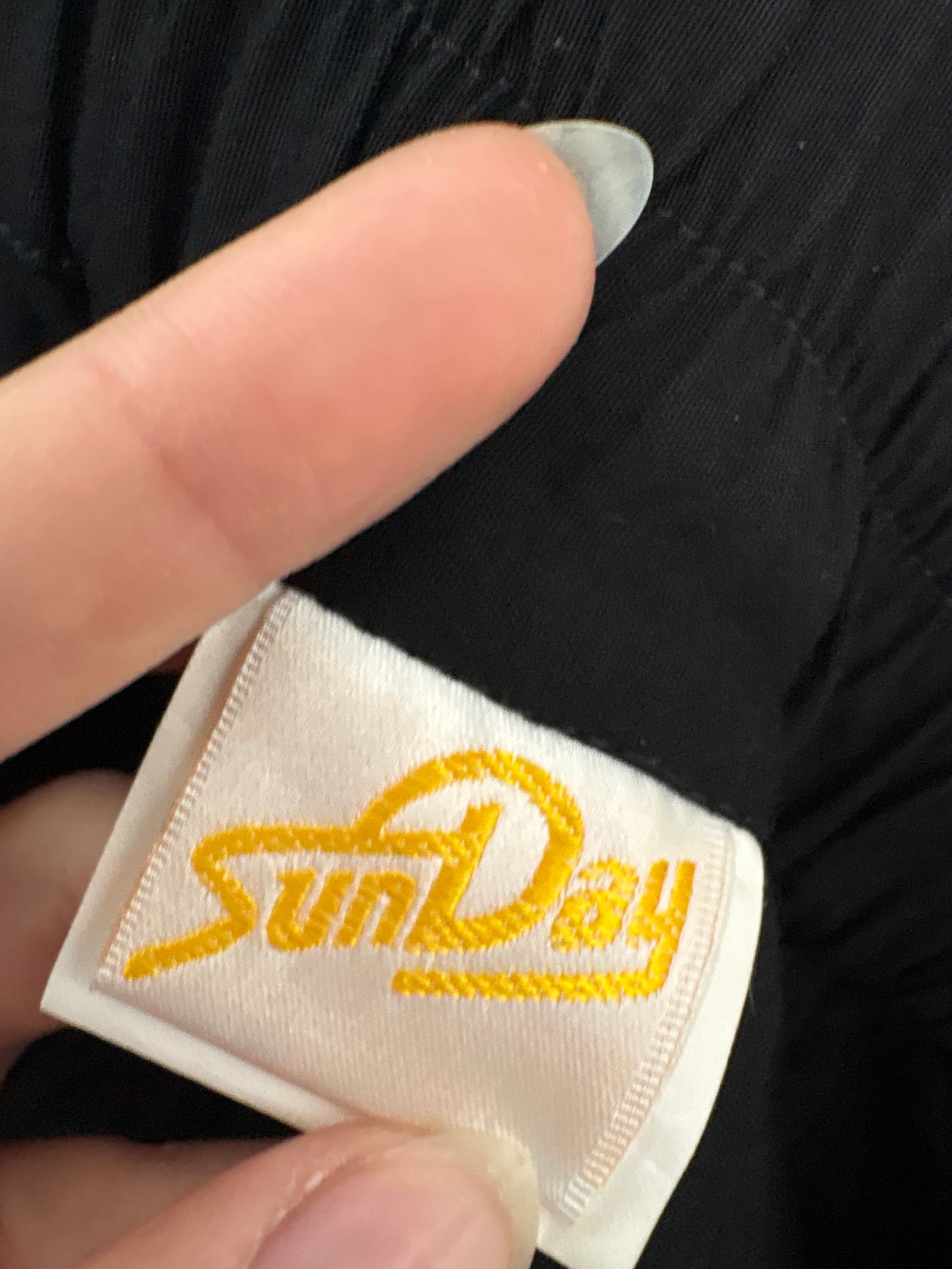 Fustă neagră maxi super vaporoasă cu broderie anglaise spre tiv