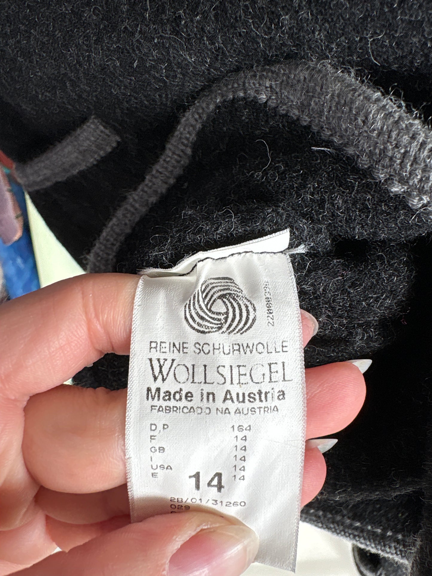 Jacheta vintage petite din boiled wool gros cu nasturi metalici argintii