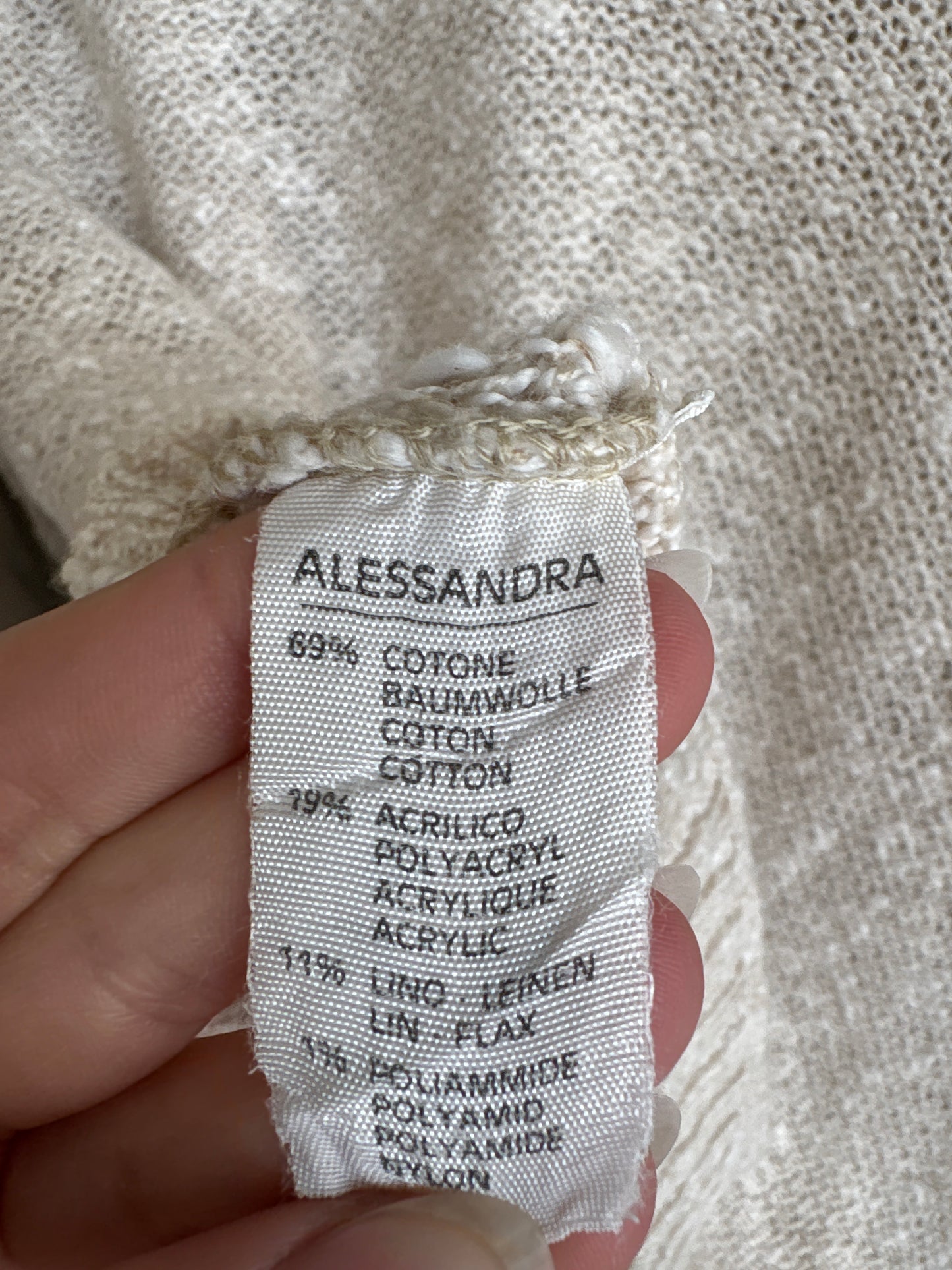 Top vintage nude din jerse și in în croi lejer retro modern
