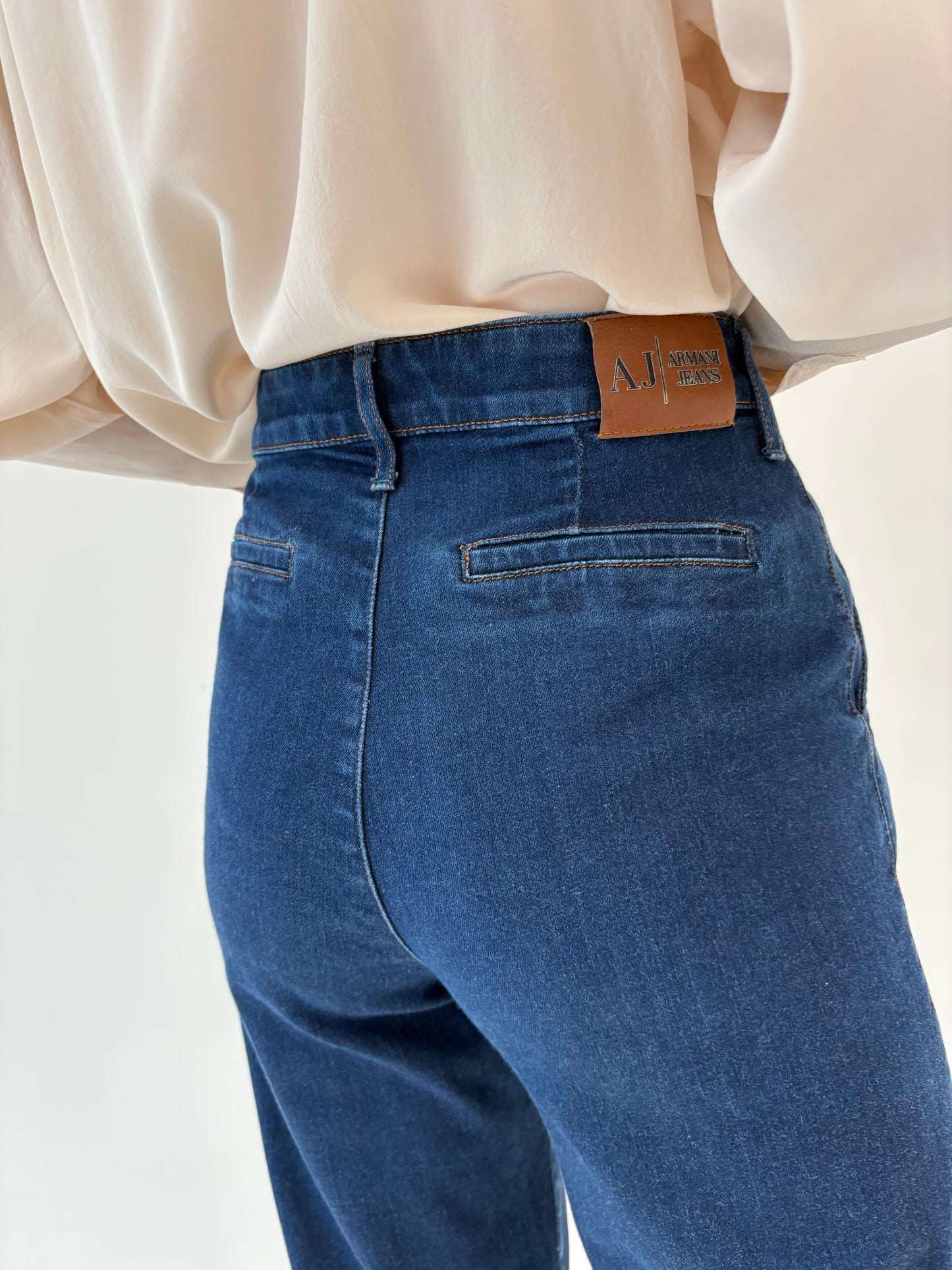 Jeans culottes Armani modelatori dark wash