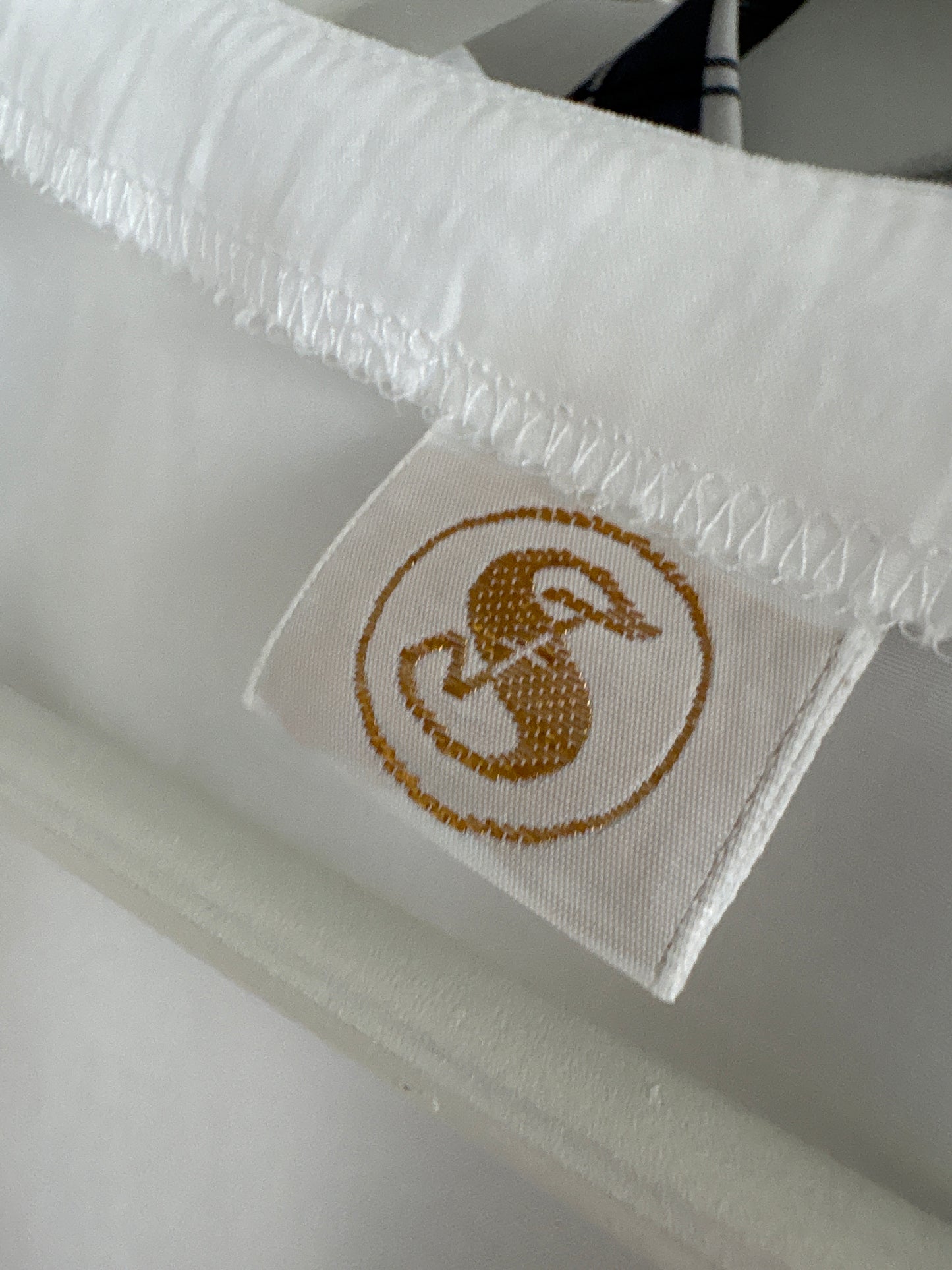 Cămașa luxury italiană cu dantelă macrame din faille de bumbac