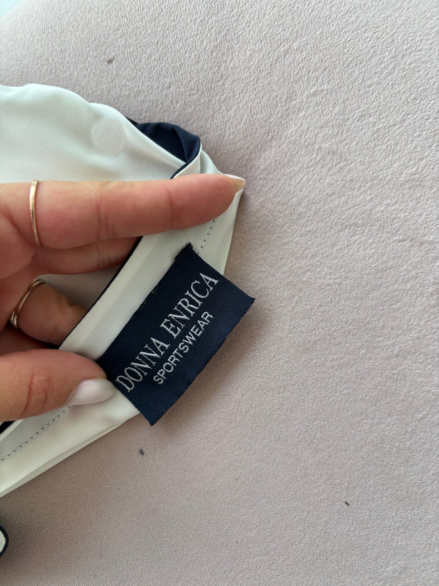 Cămașa vintage italiană vaporoasă cu influențe Navy
