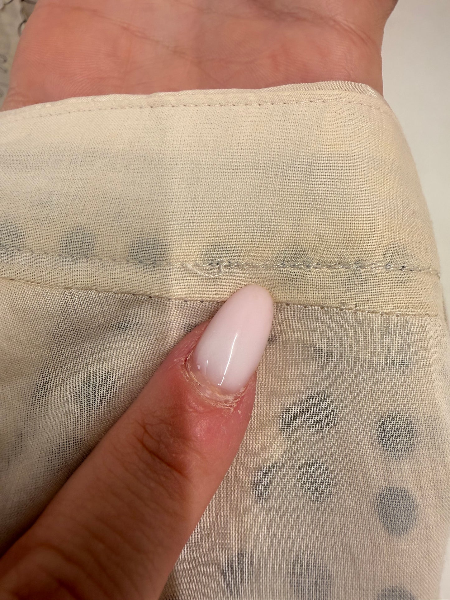 Fustă Max Mara cu buline din mătase naturală și bumbac