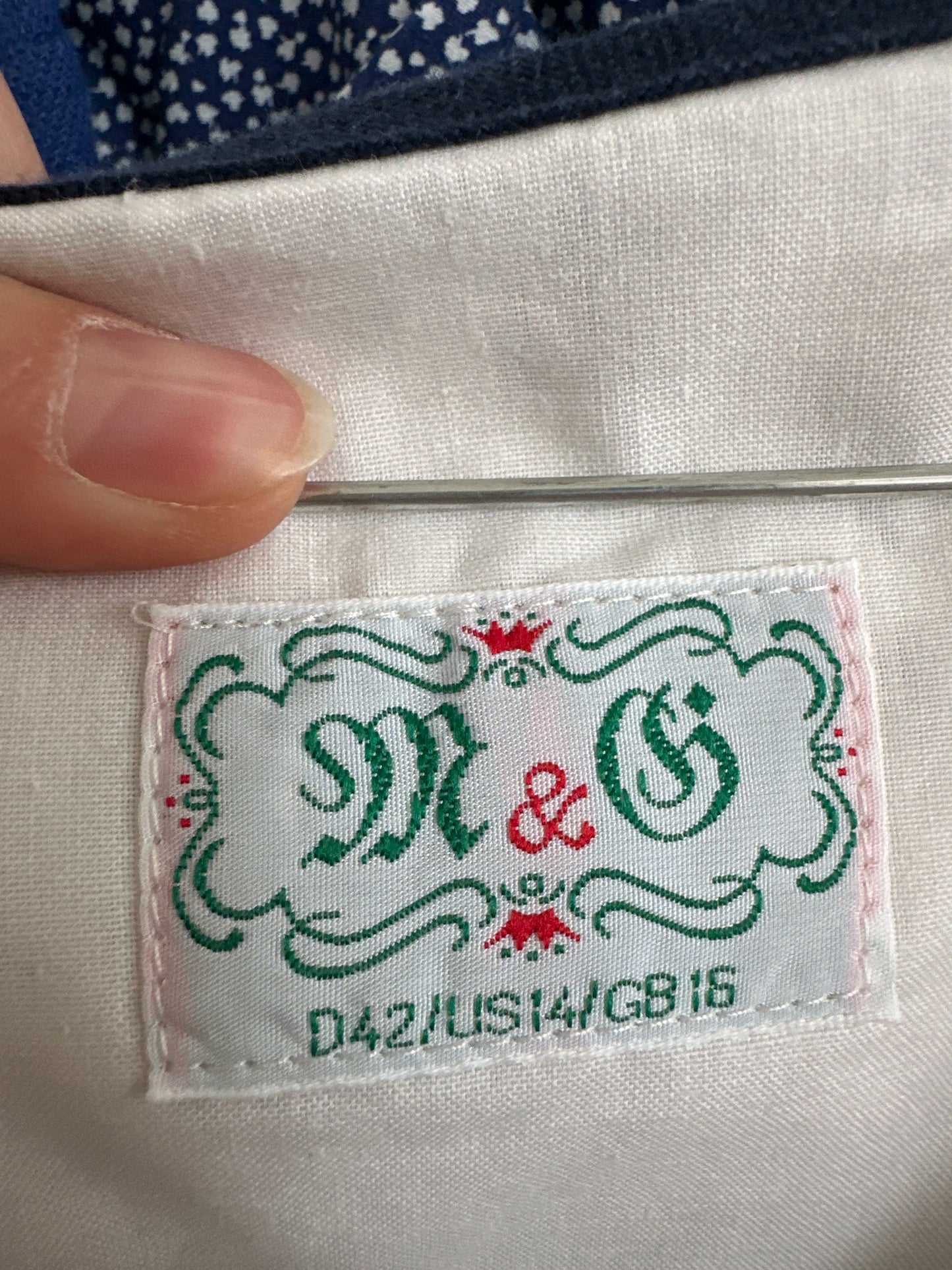 Sacou vintage cambrat cu influențe Navy și talie reglabilă