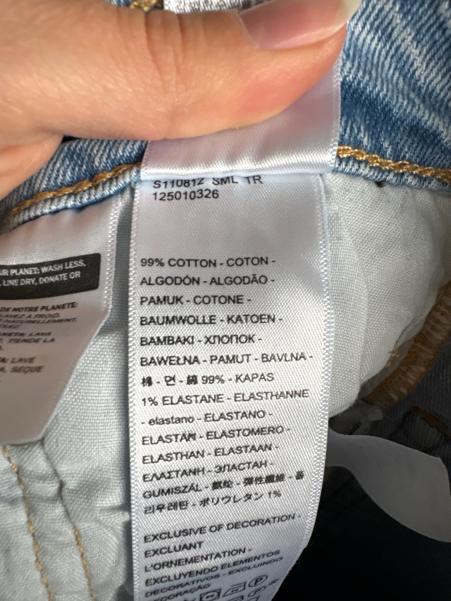 Jeans Levi’s 501 premium tall ușor modelatori lighter classic wash
