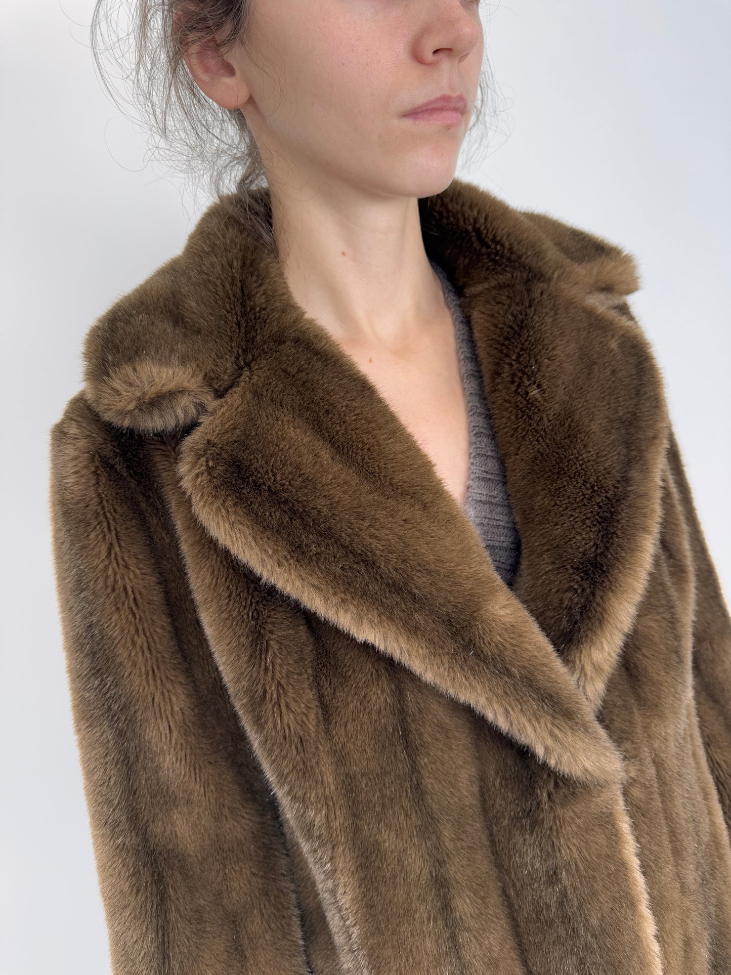Teddy coat vintage premium franțuzesc