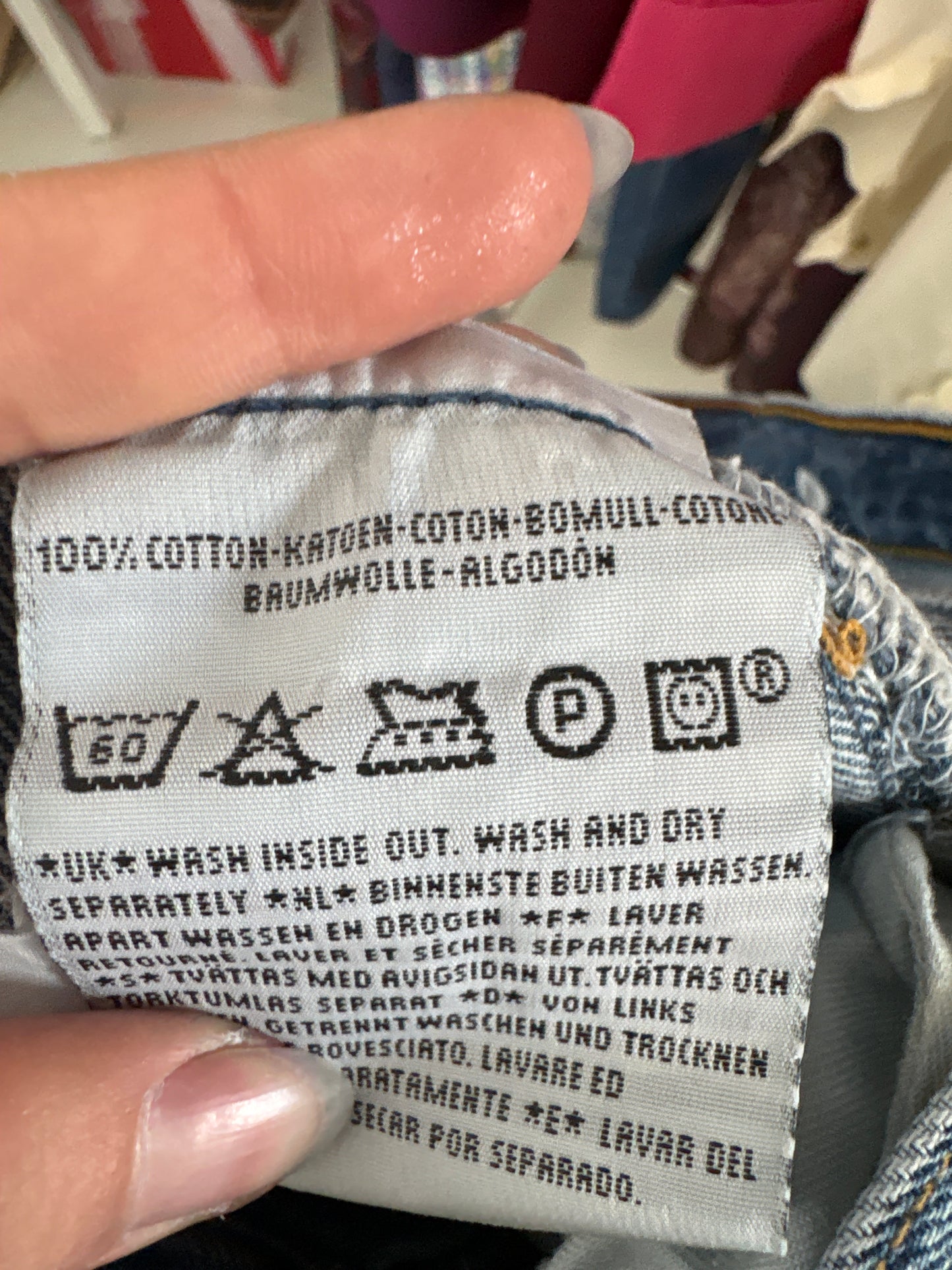 Jeans vintage Levi’s 501 classic wash