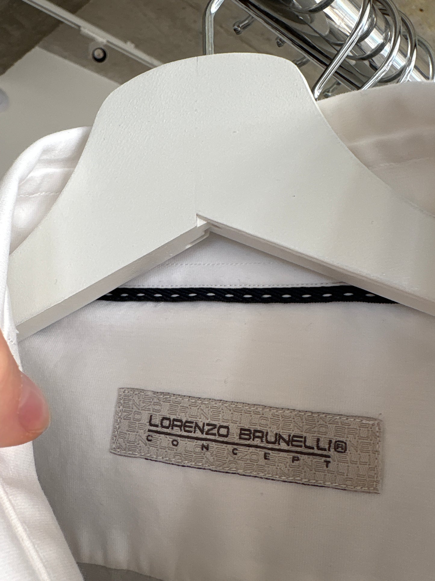 Cămașa premium italiană din poplin de bumbac