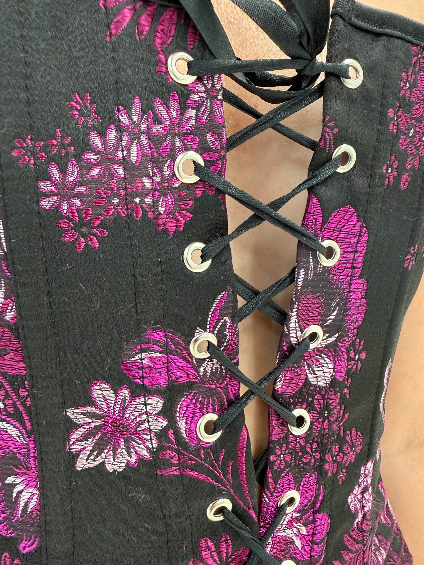 Corset cu balene ultra modelator din brocart
