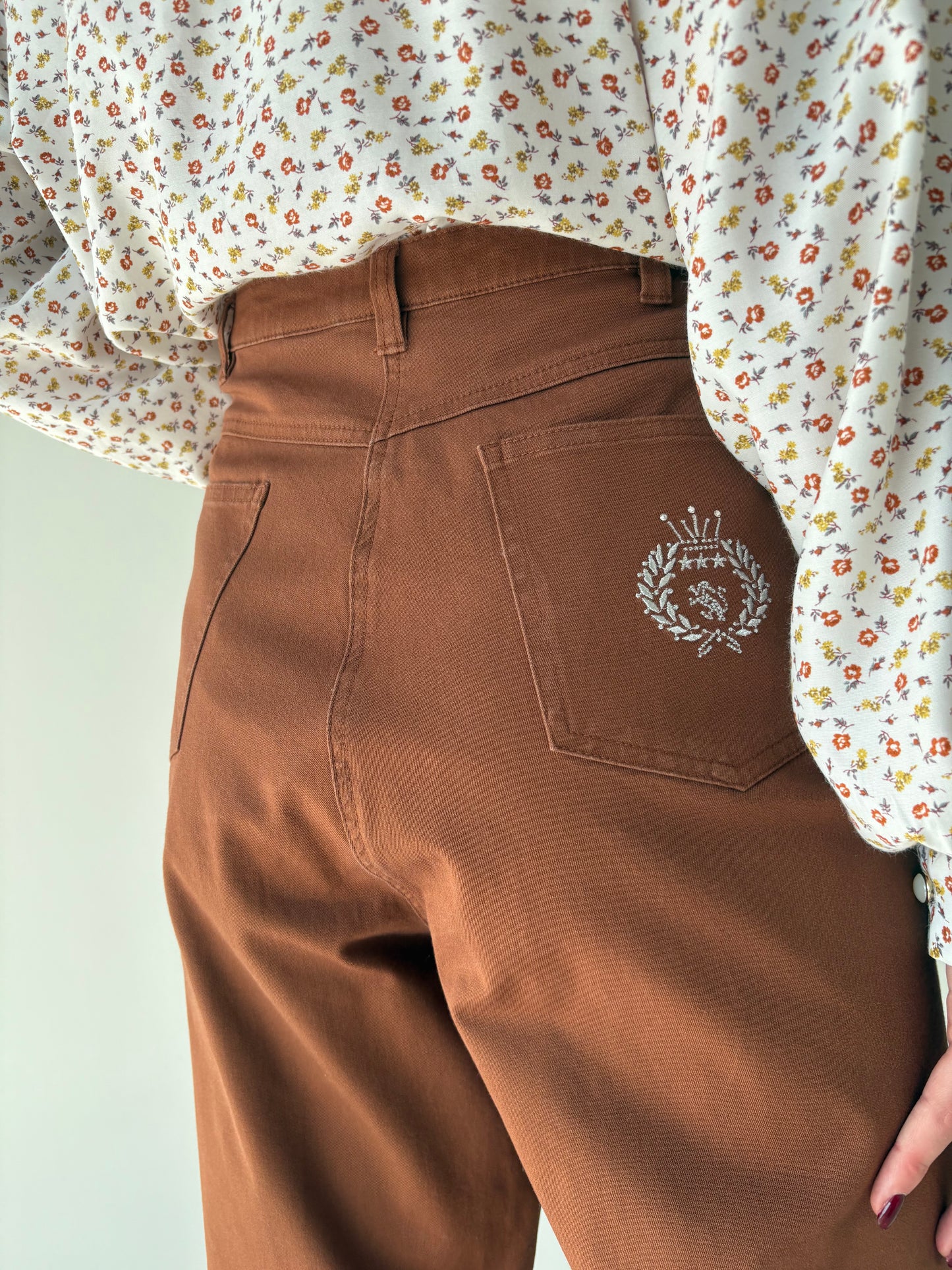 Jeans petite vintage premium modelator chestnut brown