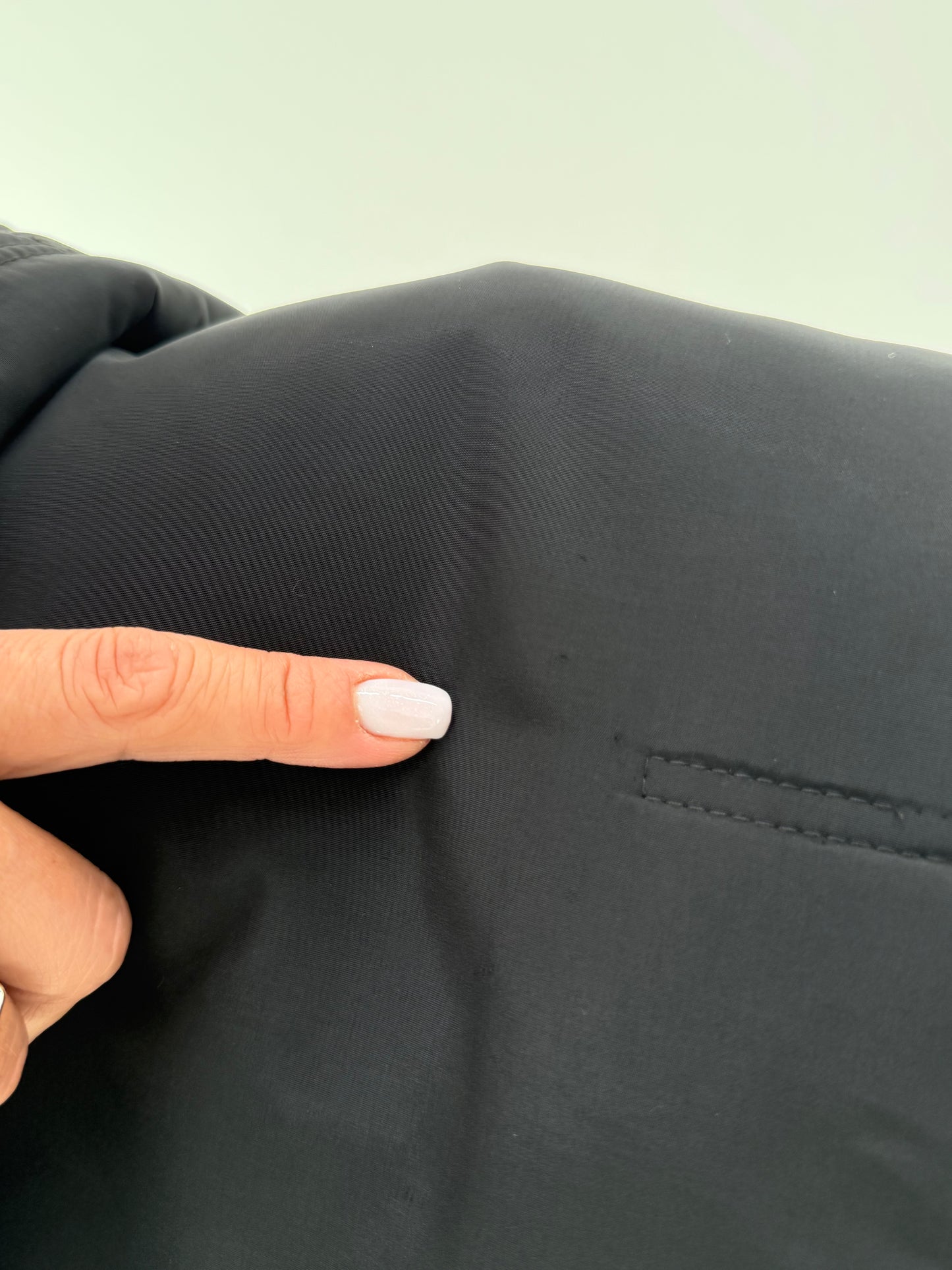 Padded coat Marella by Max Mara negru din material impermeabil