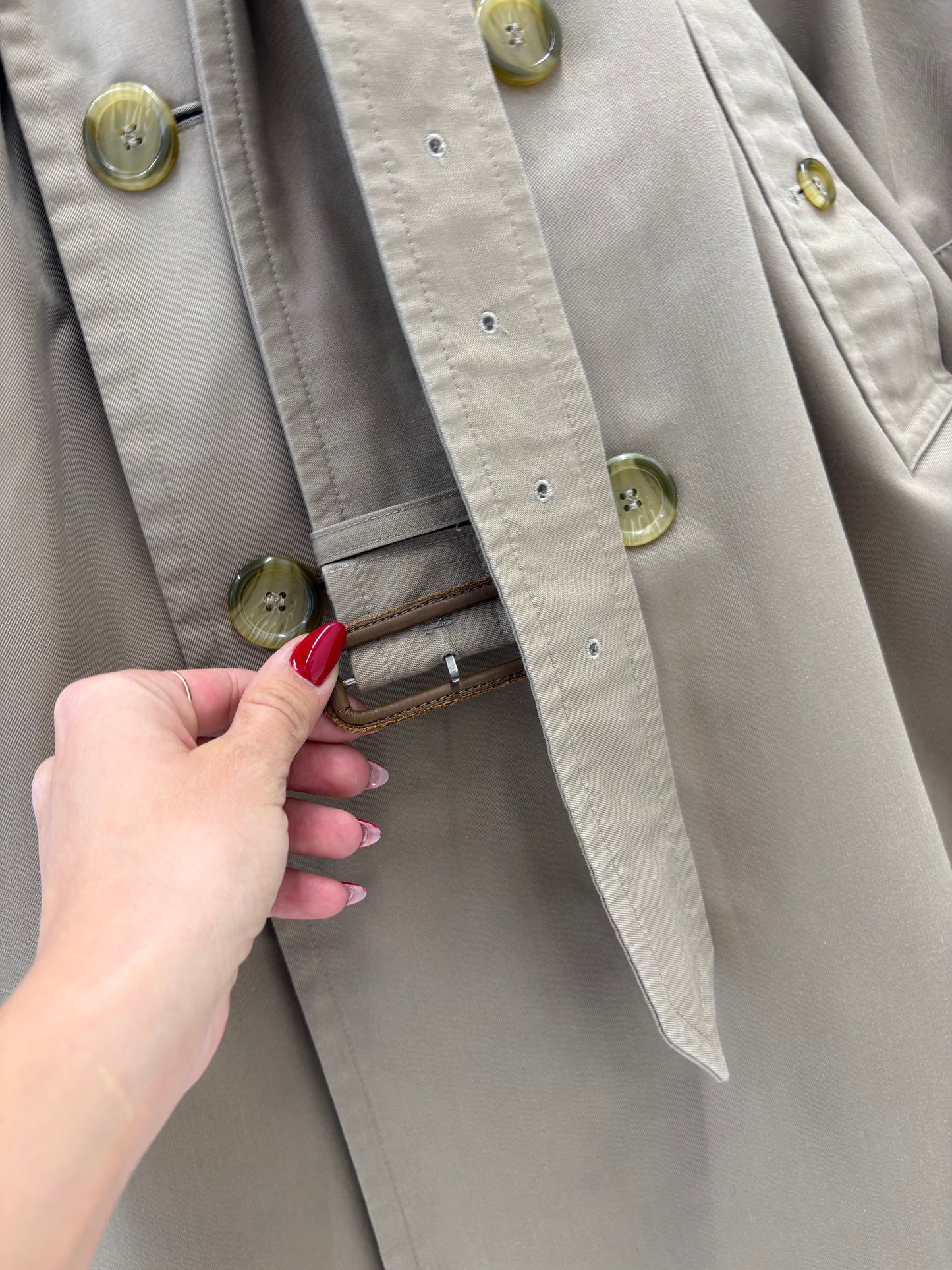 Trench high end Burberry de toamnă iarnă cu liner de lana cu camel hair detașabil