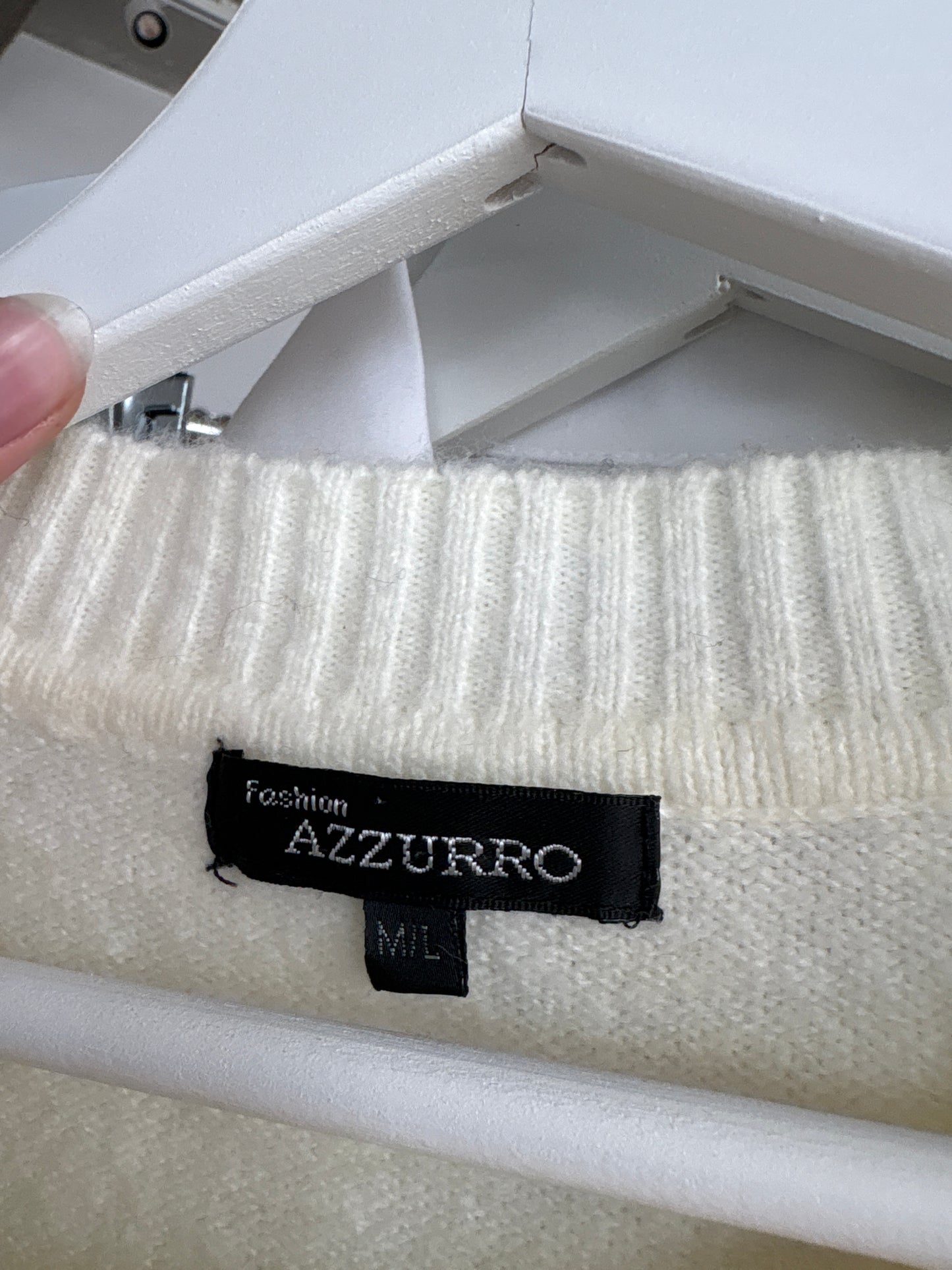 Cardigan italian din mix de baby mohair cu aplicații din perlute