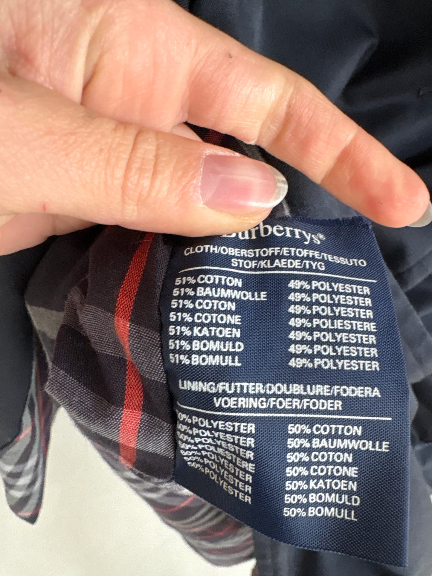 Trench vintage Burberry tall plus size cu talie reglabilă