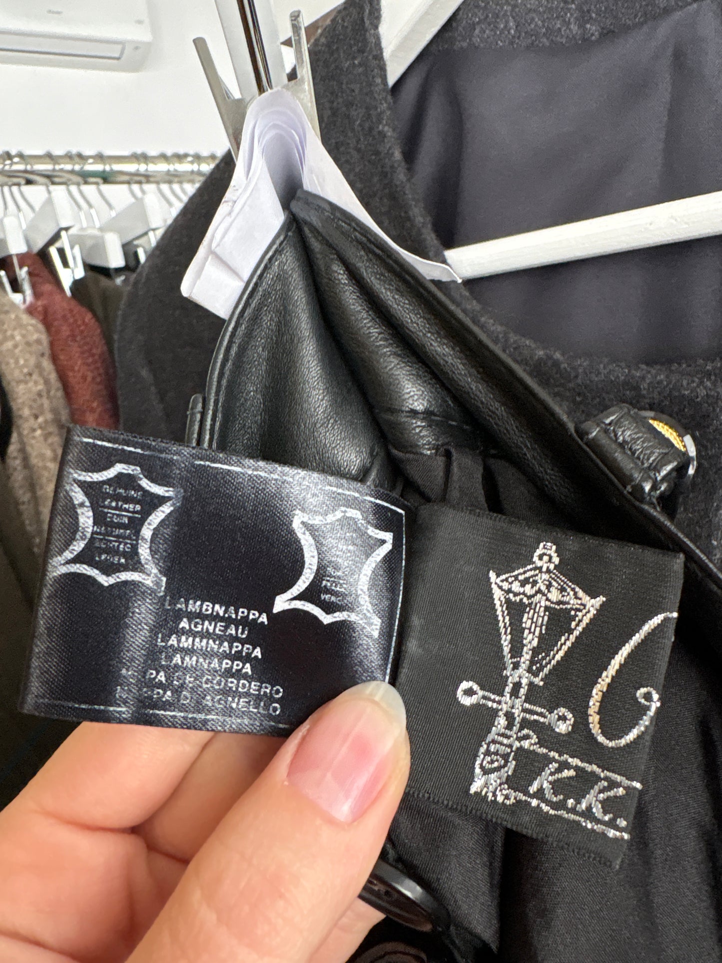 Pantaloni din piele naturală pentru extrem de moale și fină cu talie înaltă