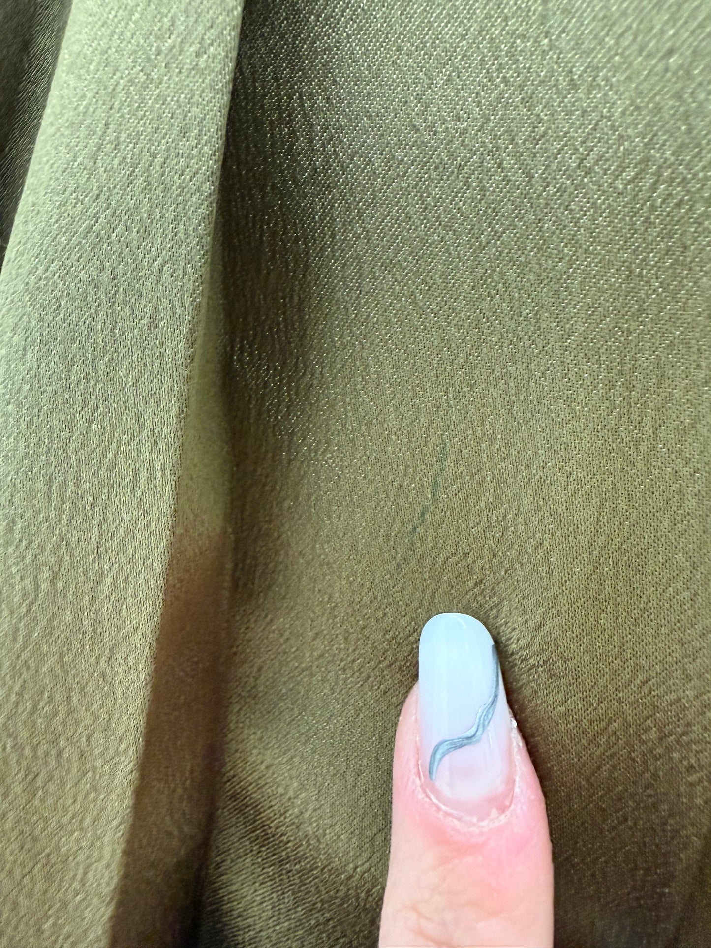 Fustă vintage pantaloni kaki plisată cu talie ultra înaltă și satinata de la zi la seară