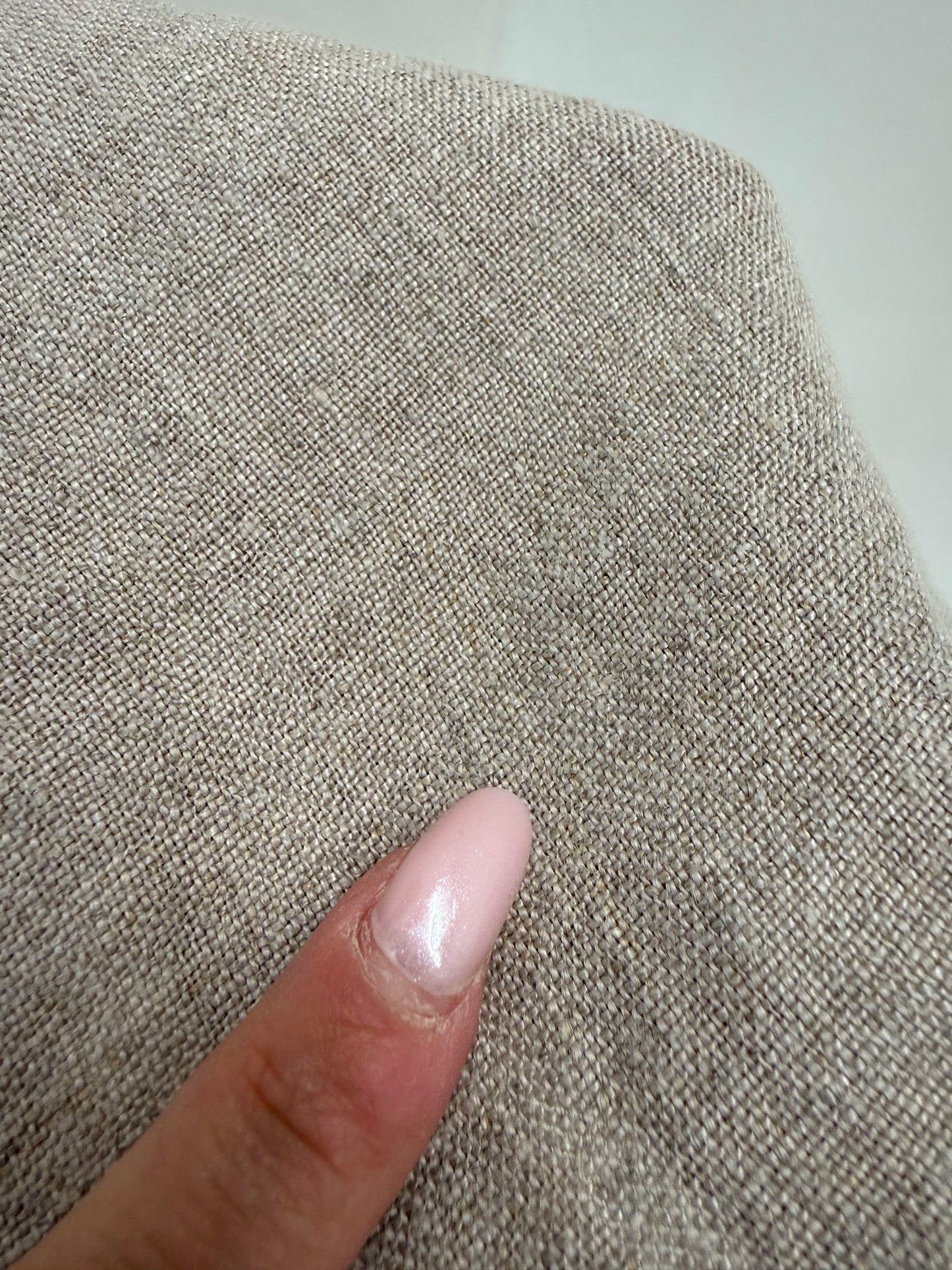 Top minimalist din pânză structurată de in