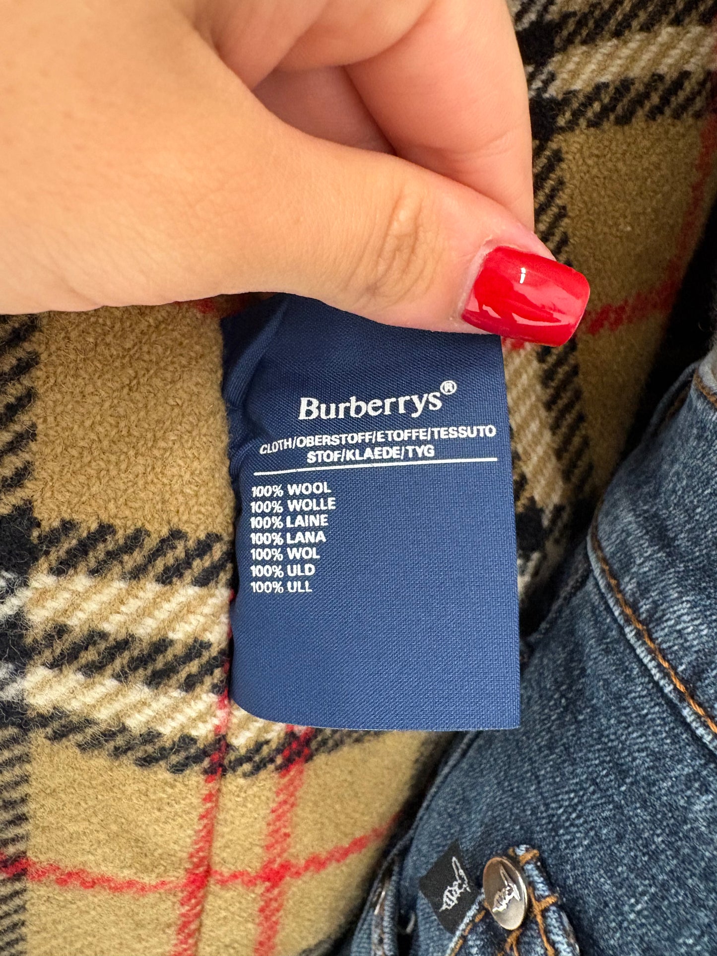 Trench high end Burberry tall de toamnă-iarnă cu liner de lana detașabil