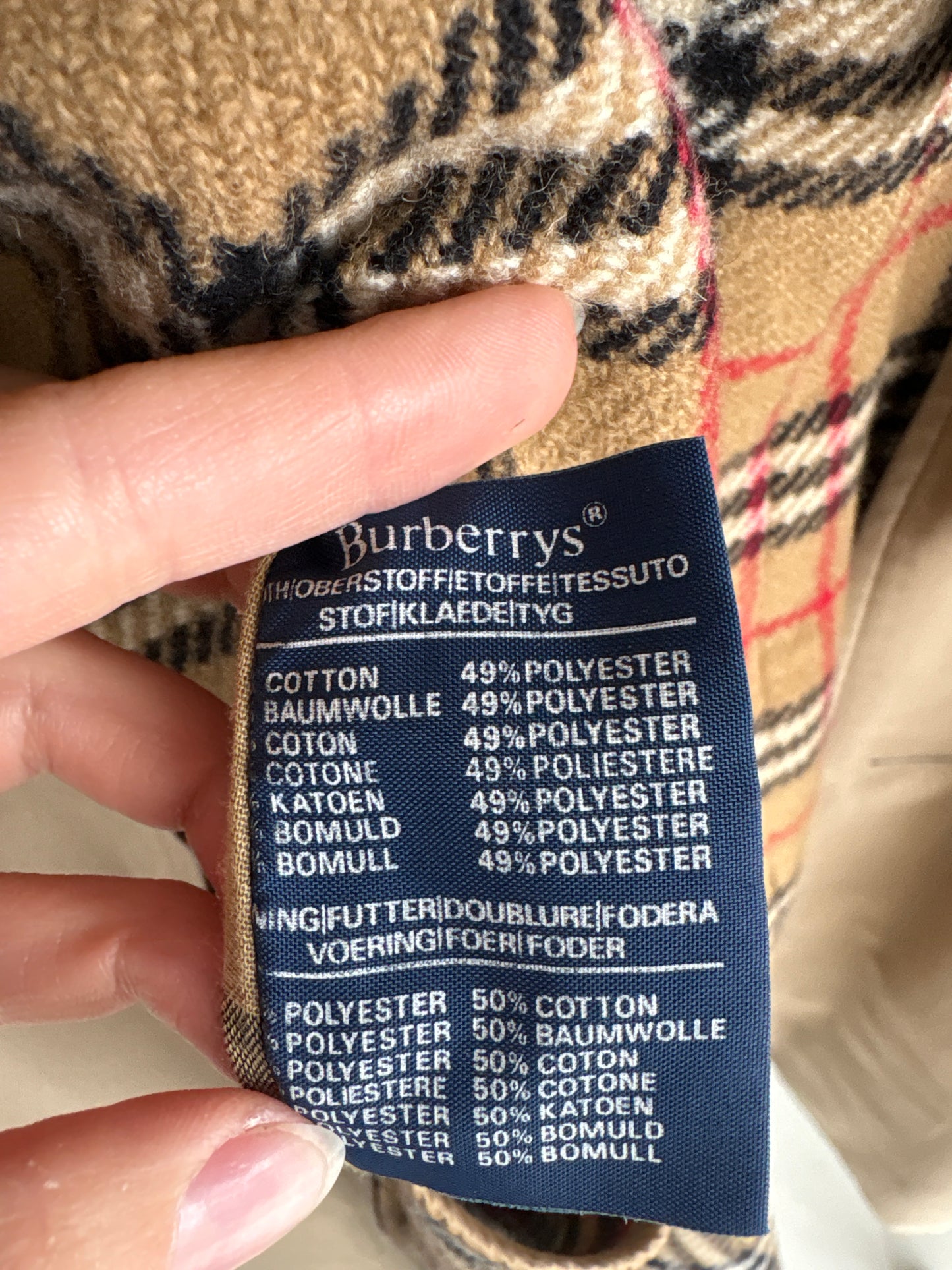 Trench high end Burberry tall de toamnă-iarnă cu liner de lana detașabil