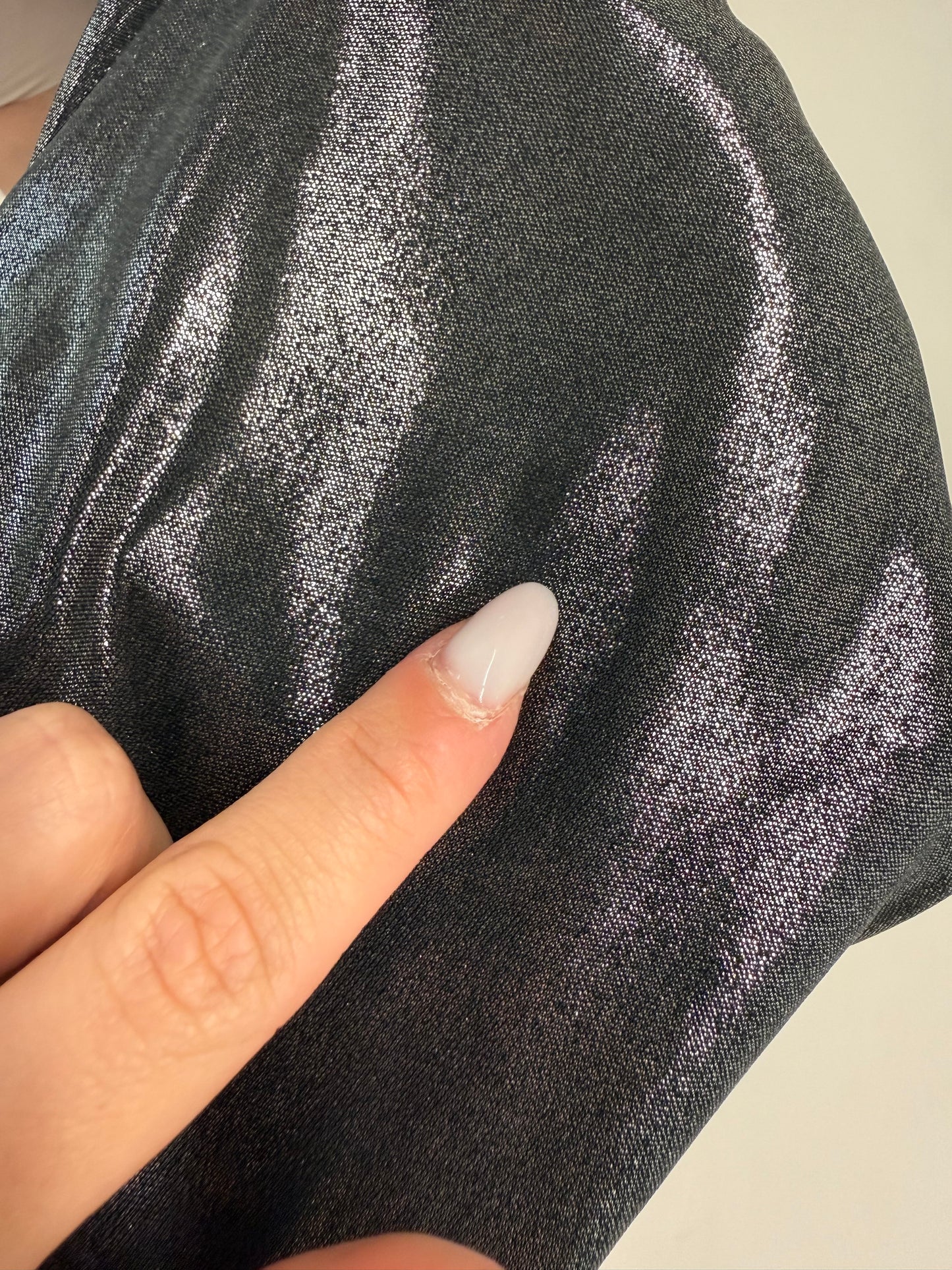 Pantaloni baloon din lame extrafin elastic ultra confort cu talie foarte înaltă