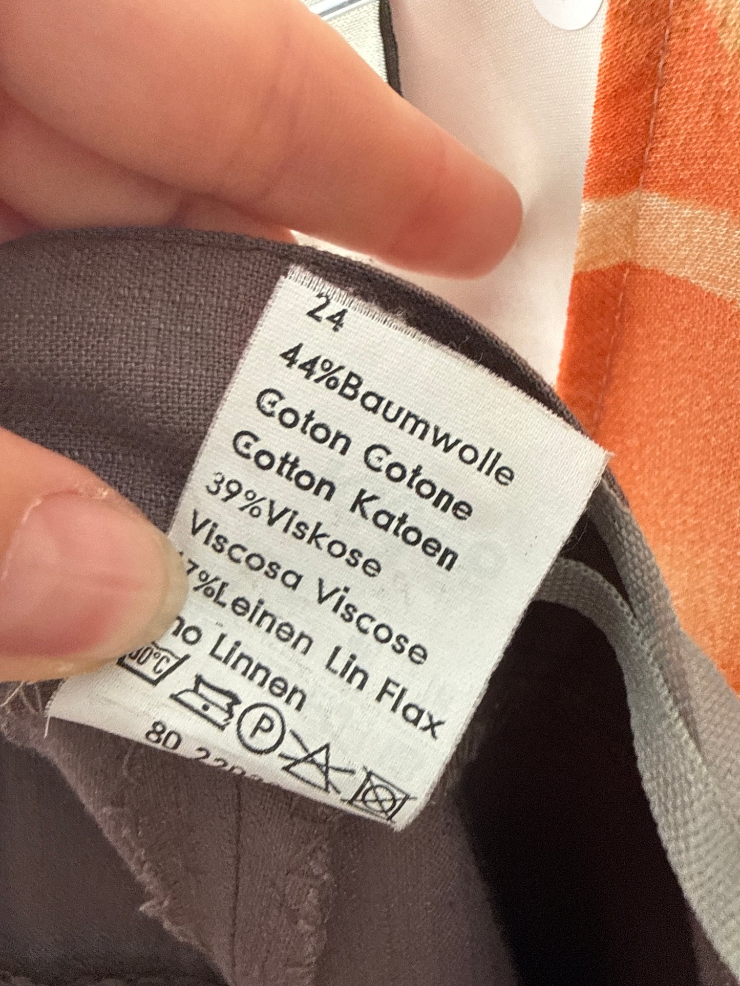 Pantaloni dusty aubergine din pânză cu talie ultra înaltă cu solduri generoase